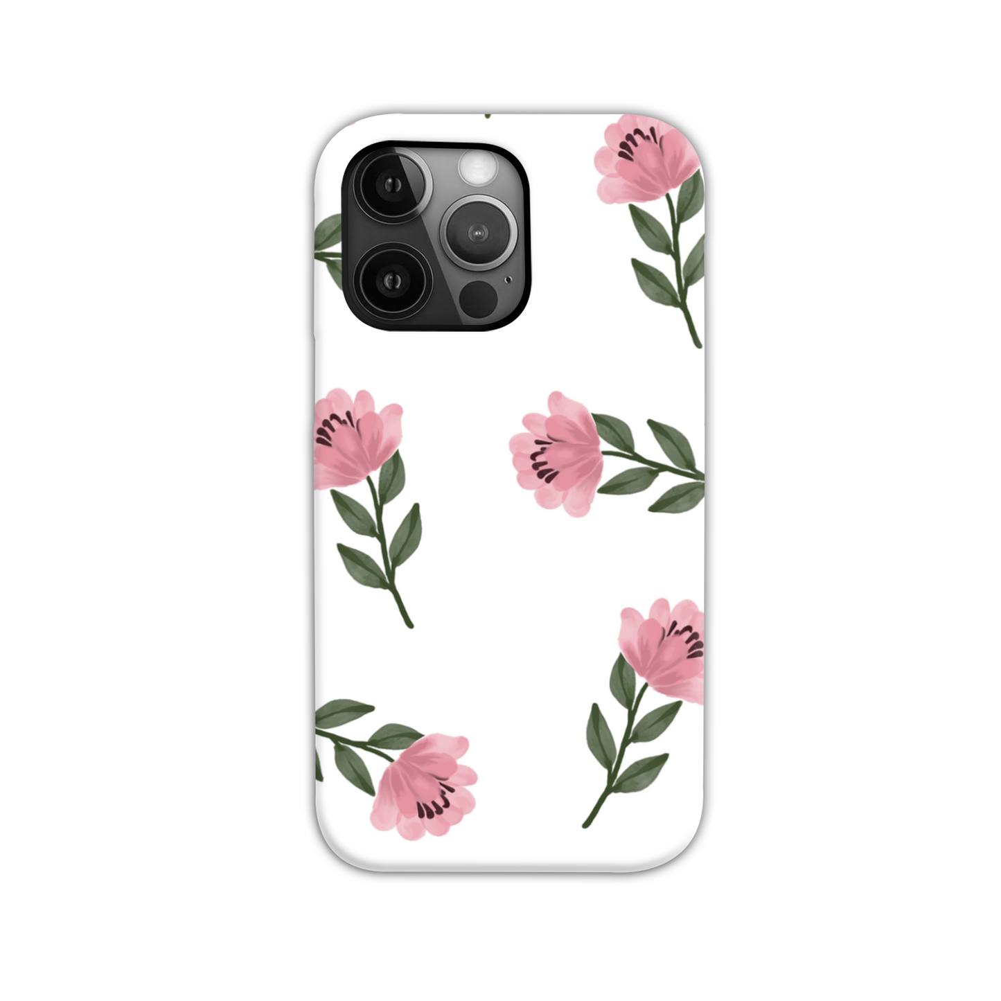 Pink Flower Tough Phone Case