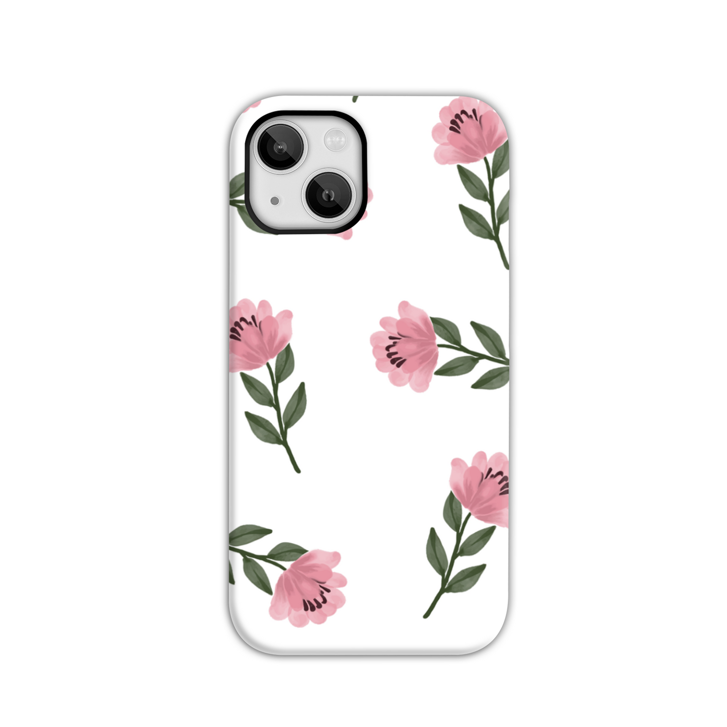 Pink Flower Tough Phone Case