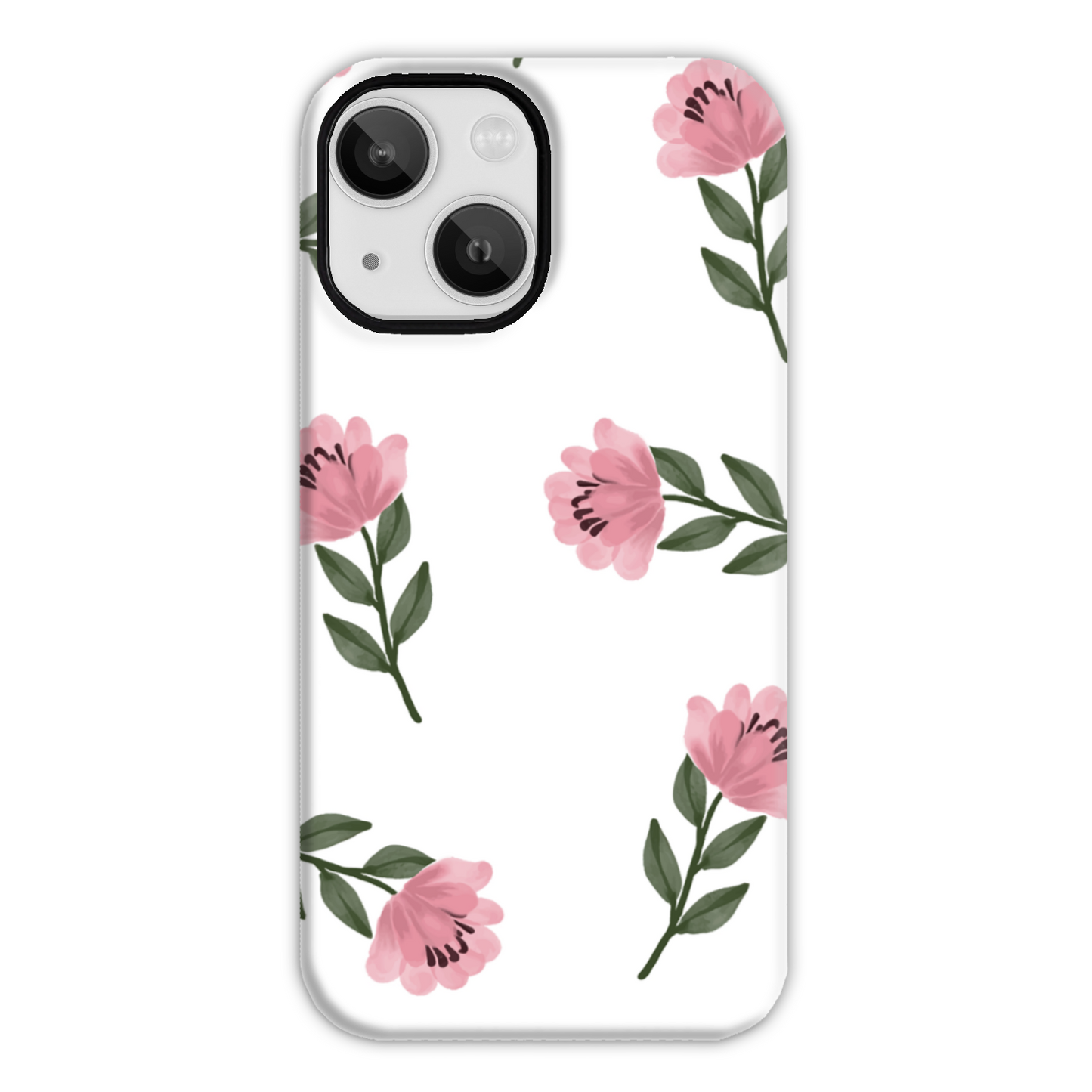 Pink Flower Tough Phone Case