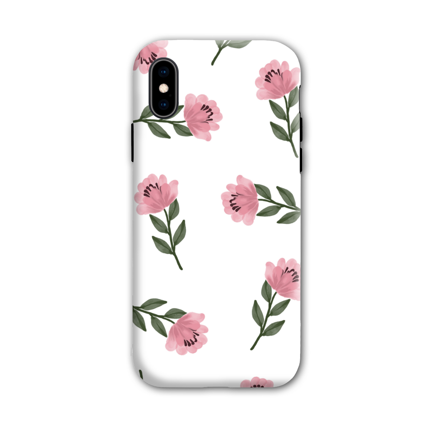 Pink Flower Tough Phone Case