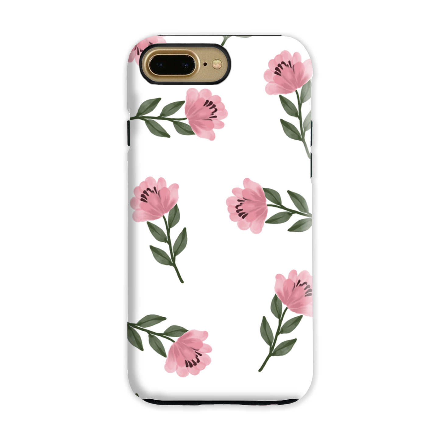 Pink Flower Tough Phone Case