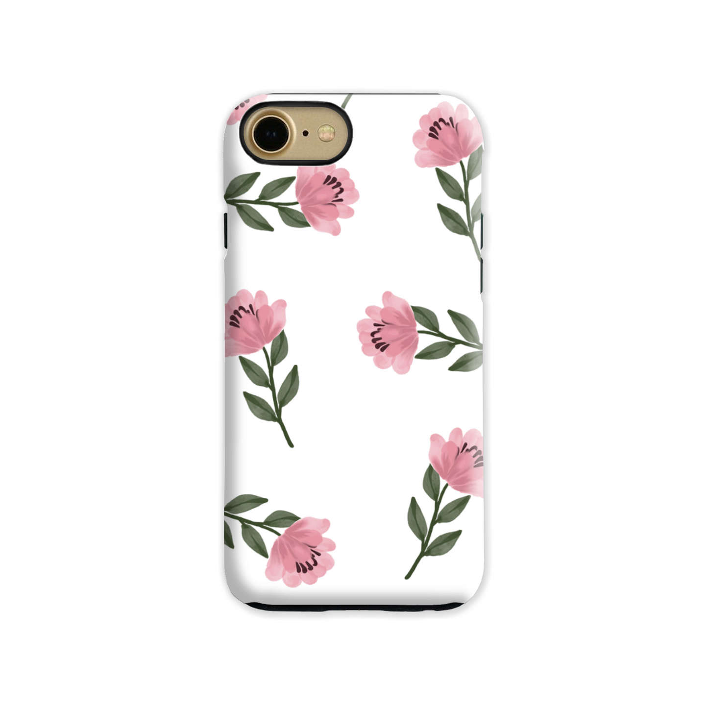 Pink Flower Tough Phone Case