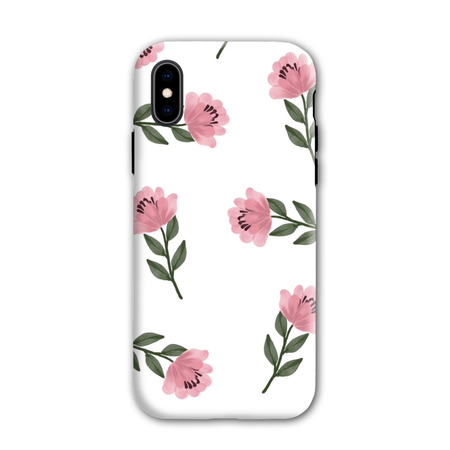 Pink Flower Tough Phone Case