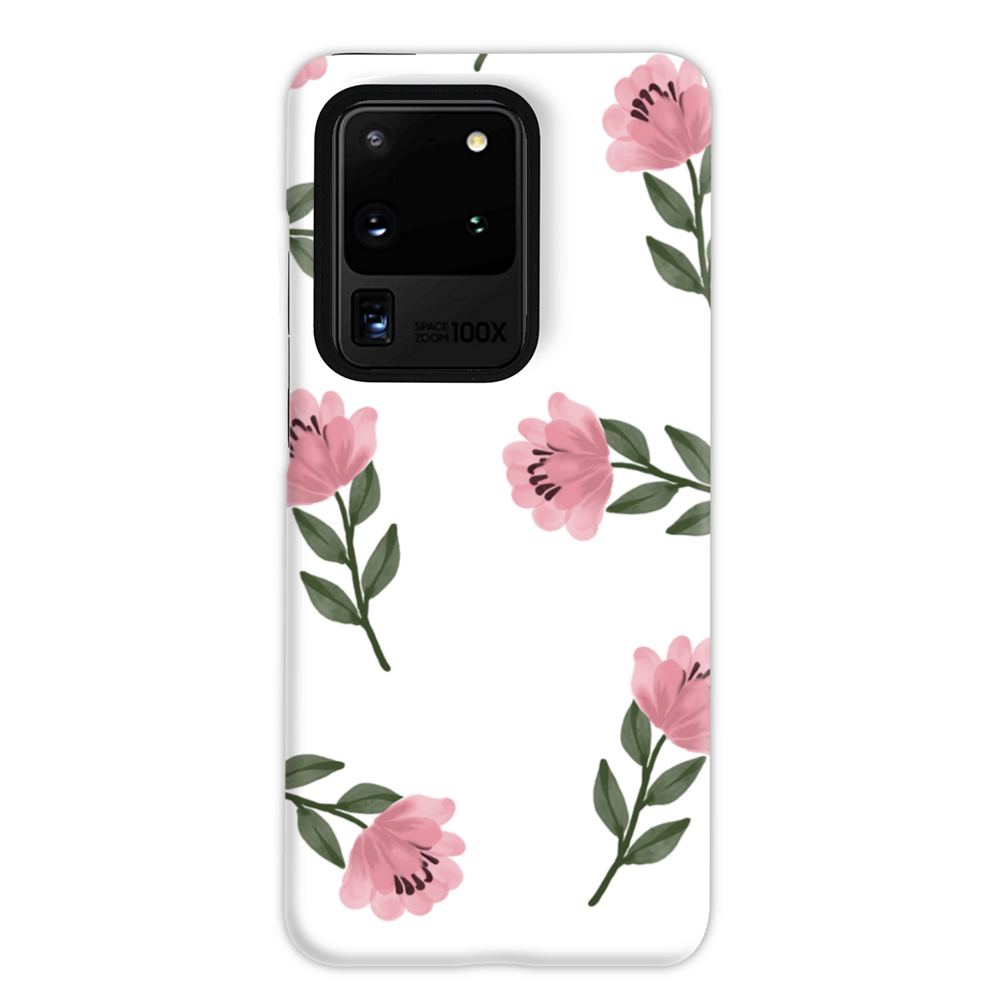 Pink Flower Tough Phone Case