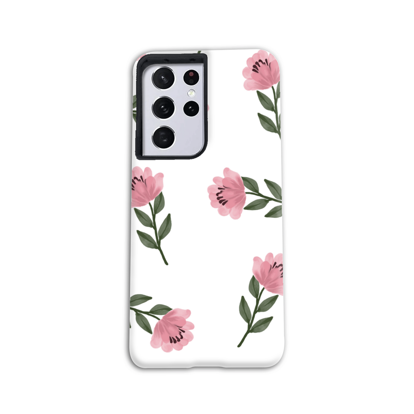 Pink Flower Tough Phone Case