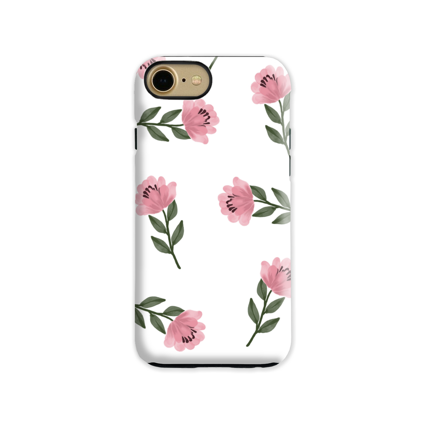 Pink Flower Tough Phone Case