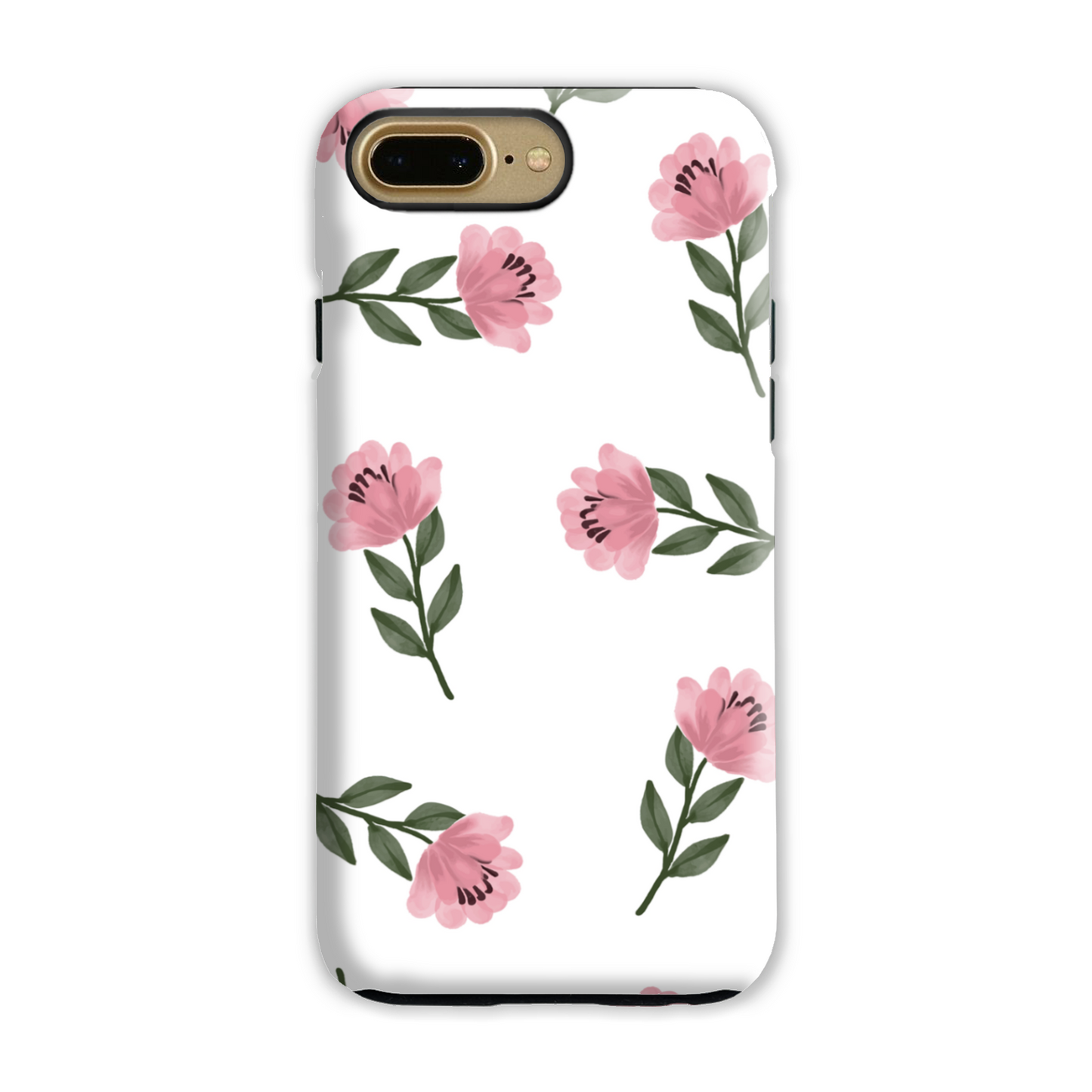 Pink Flower Tough Phone Case