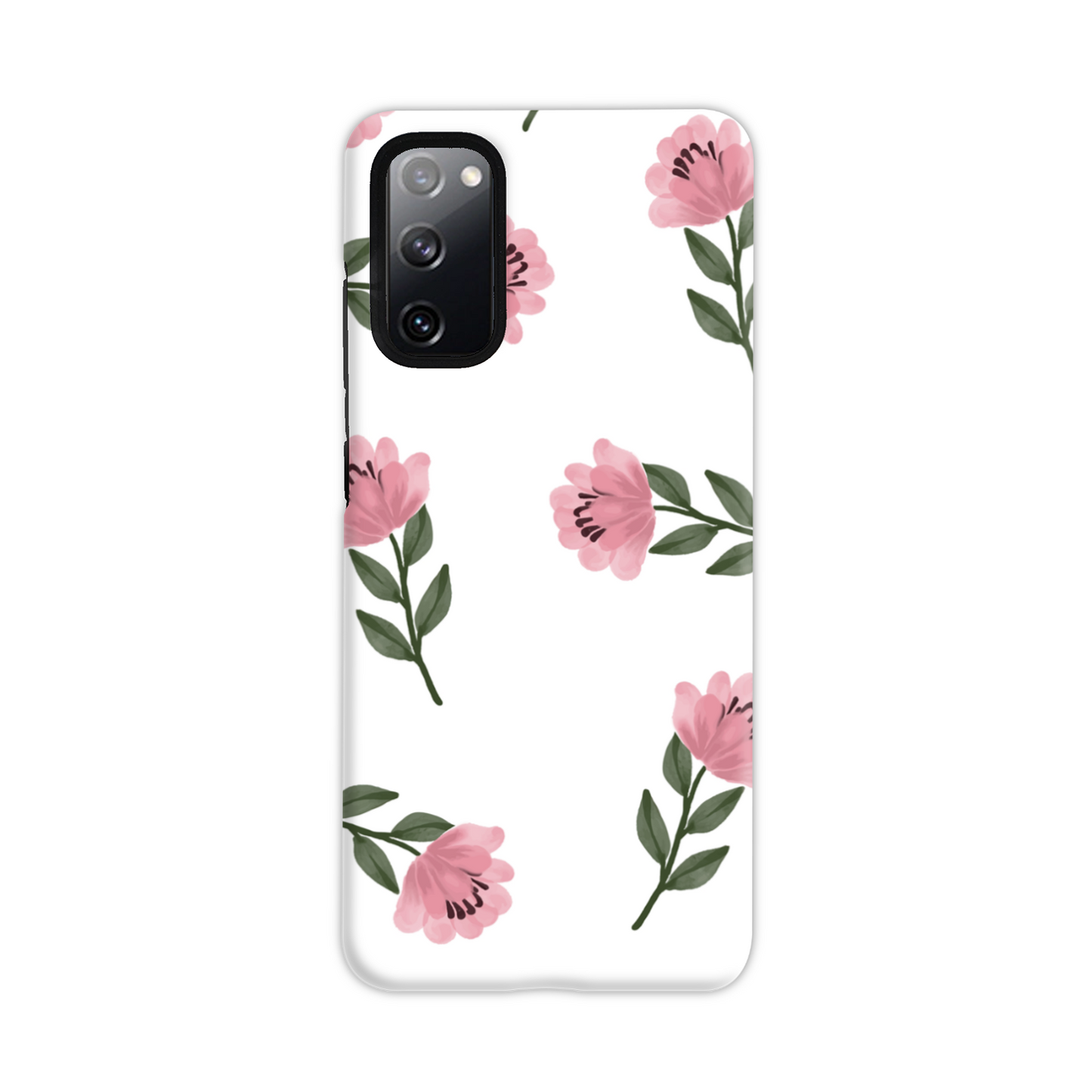 Pink Flower Tough Phone Case