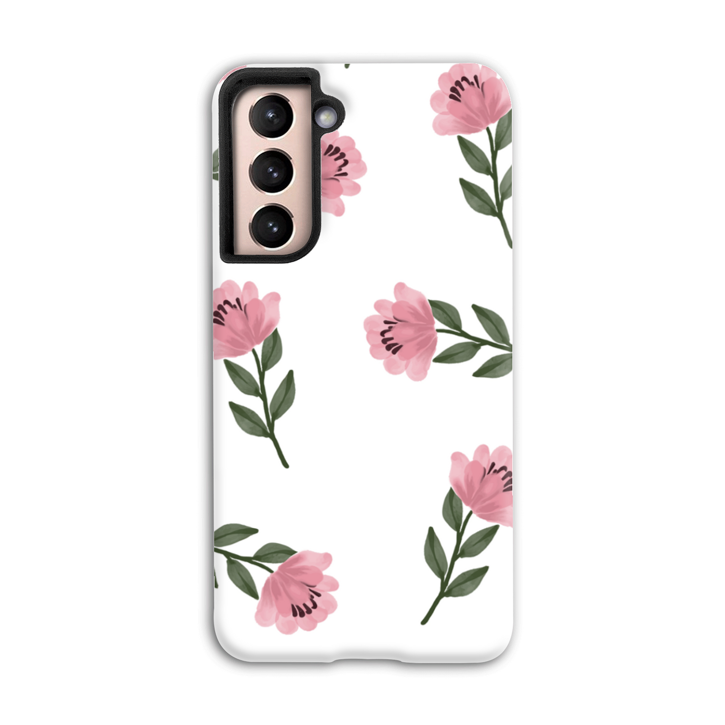 Pink Flower Tough Phone Case