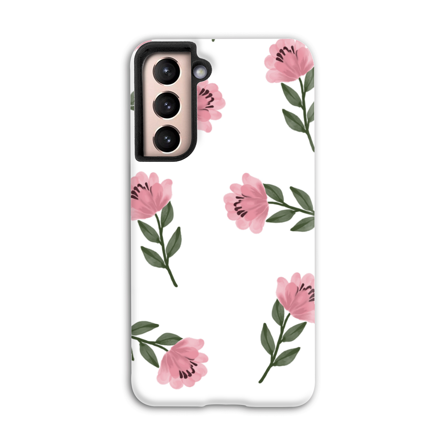 Pink Flower Tough Phone Case