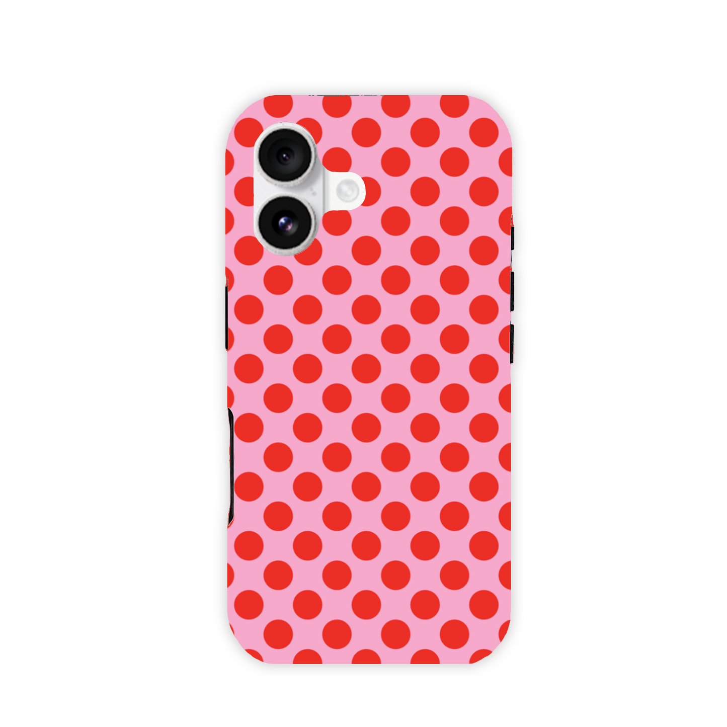 Pink and Red Spot Tough Phone Case