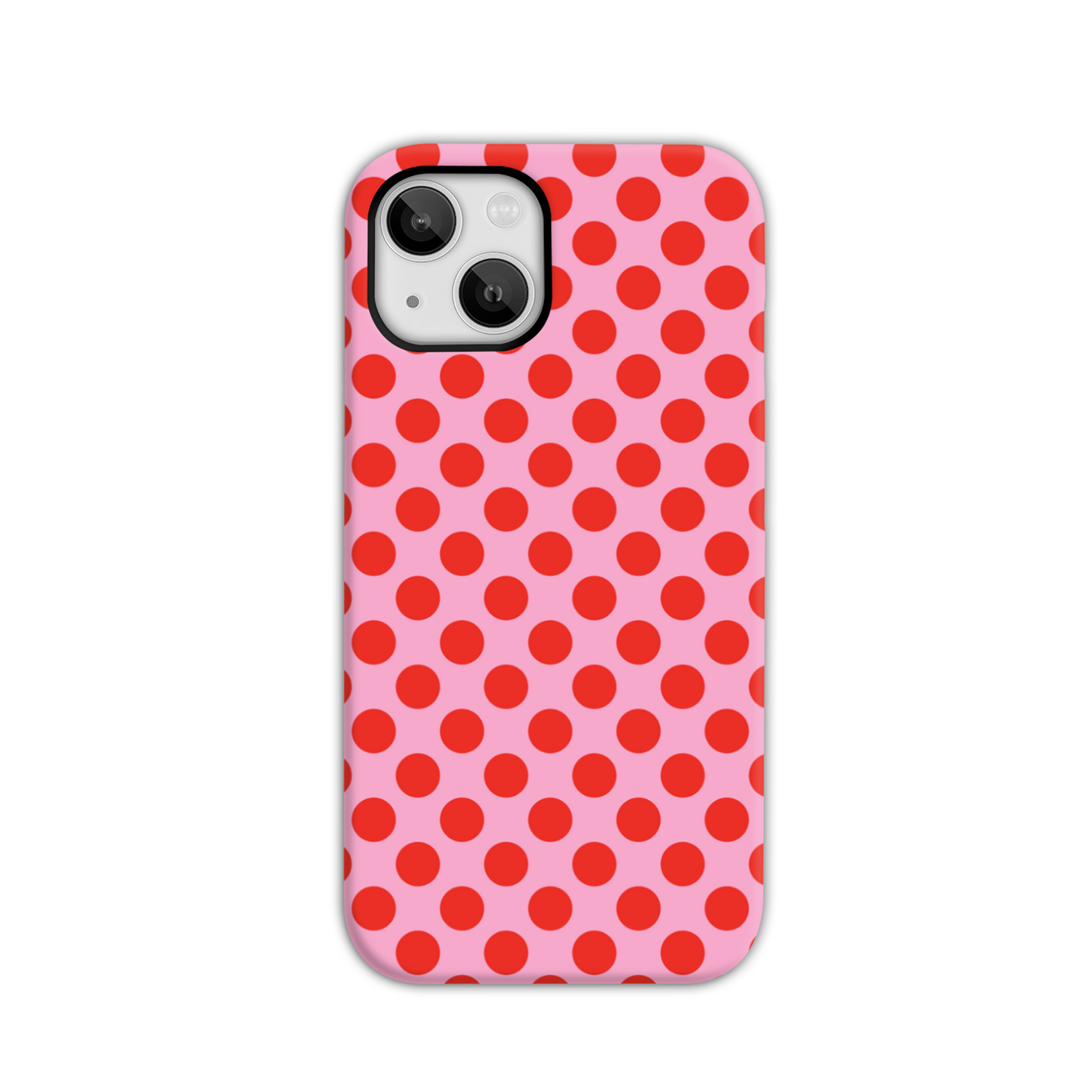 Pink and Red Spot Tough Phone Case