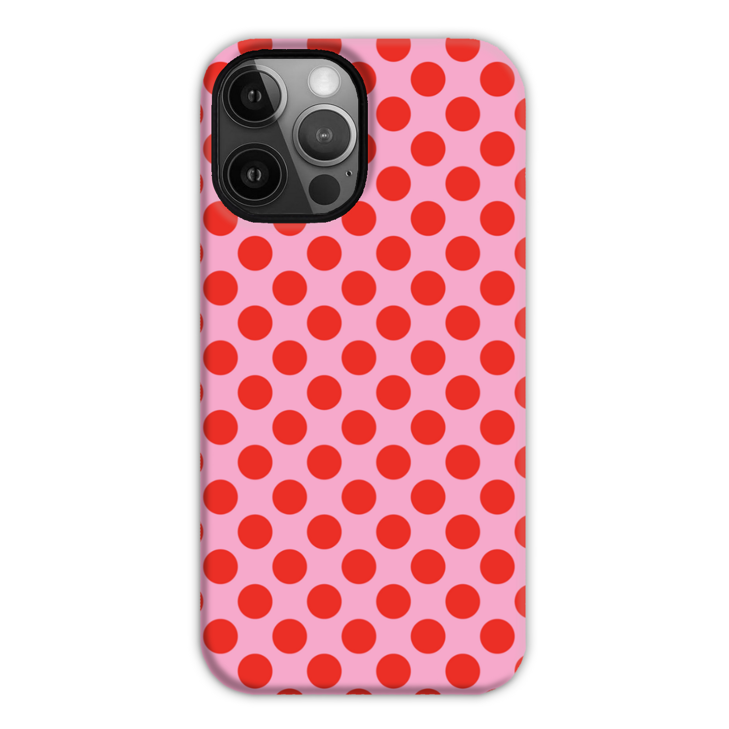 Pink and Red Spot Tough Phone Case