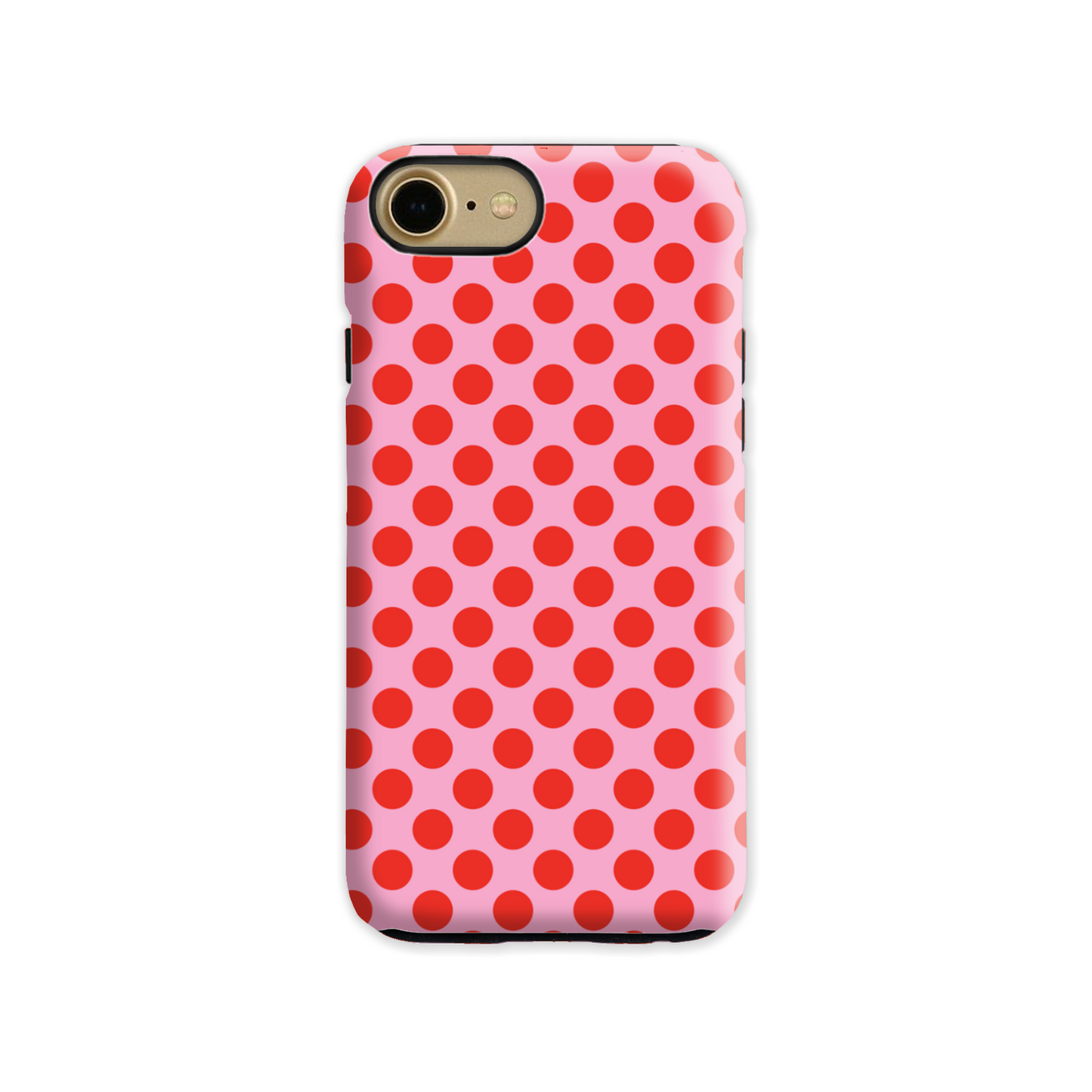 Pink and Red Spot Tough Phone Case