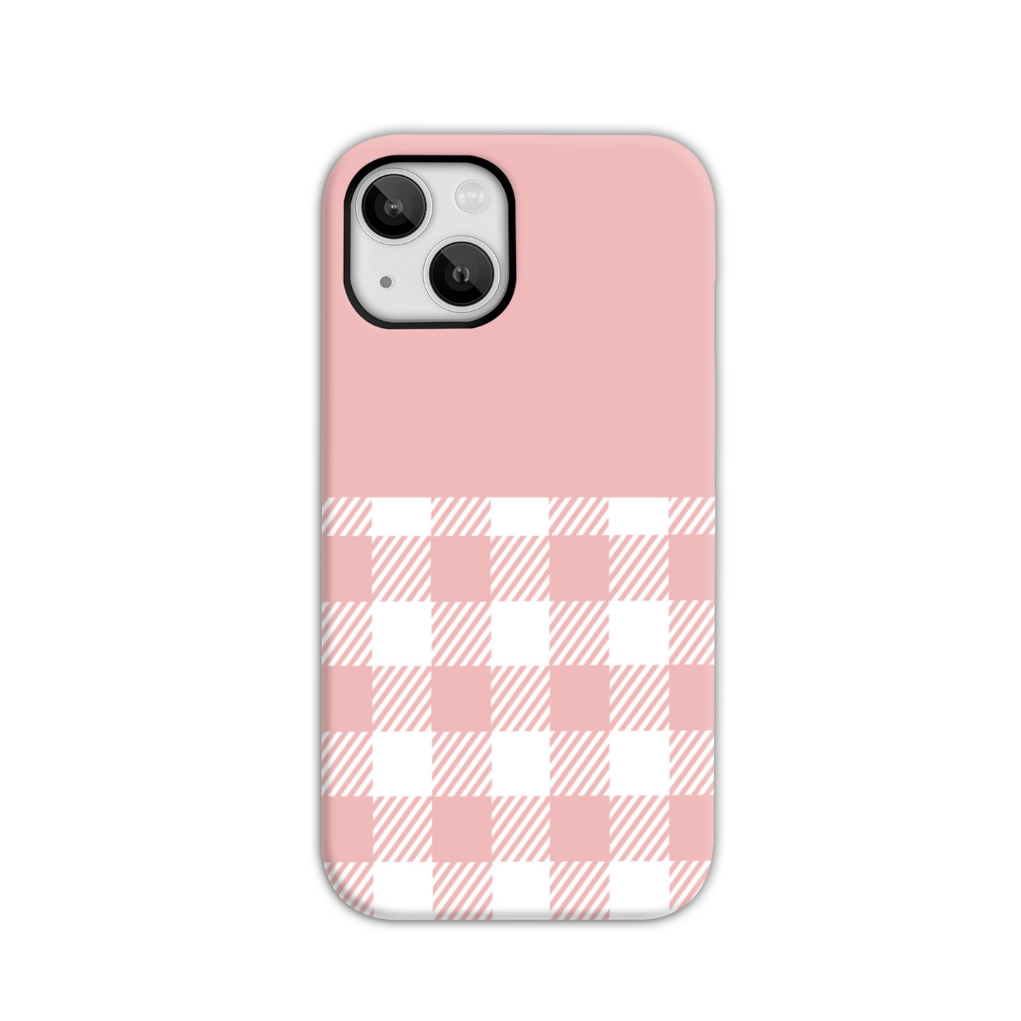 Pink Check Tough Phone Case