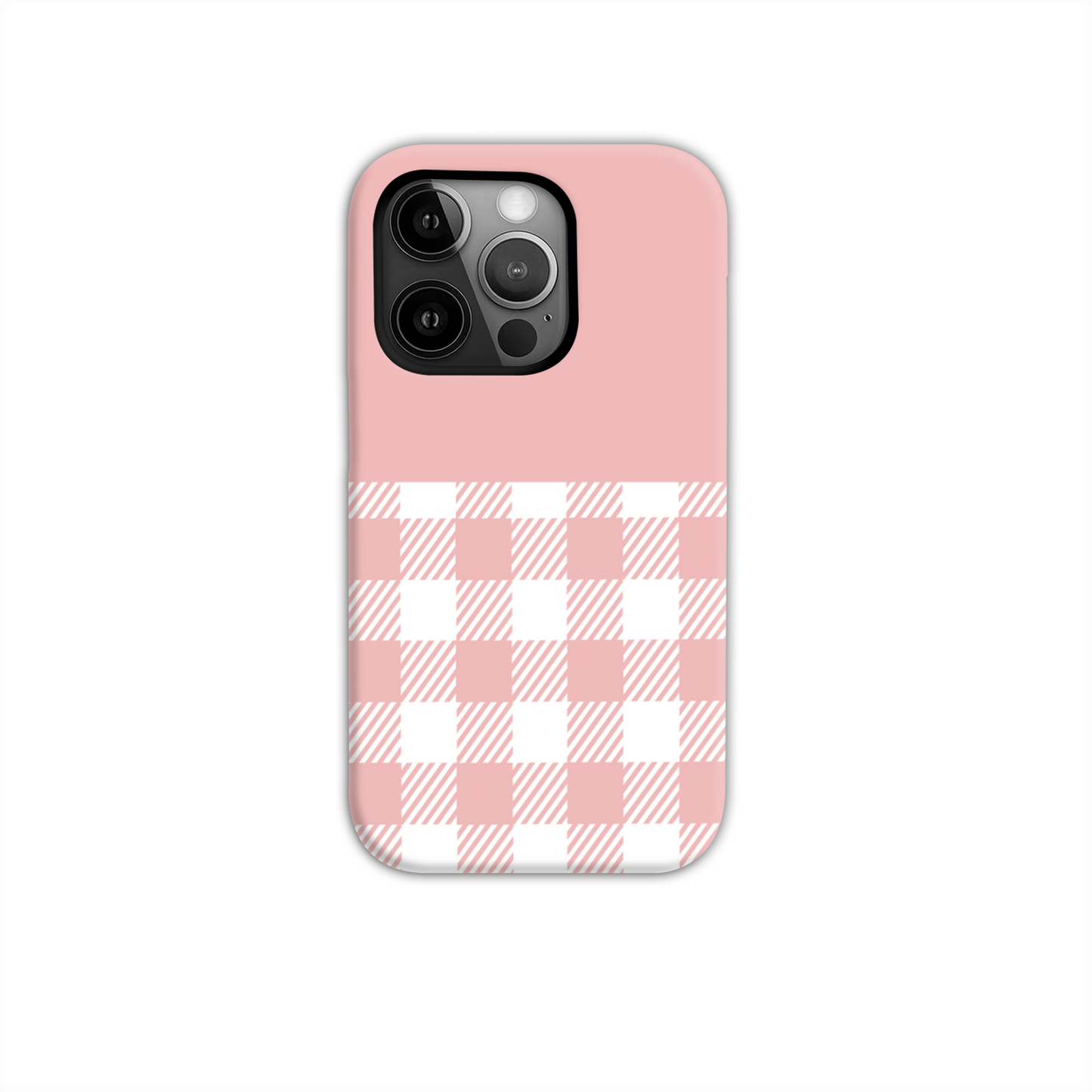 Pink Check Tough Phone Case