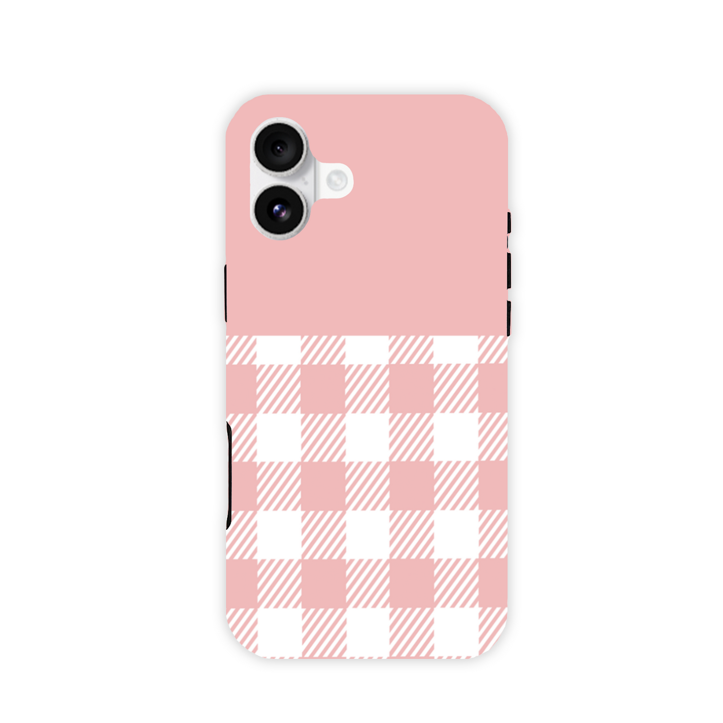 Pink Check Tough Phone Case