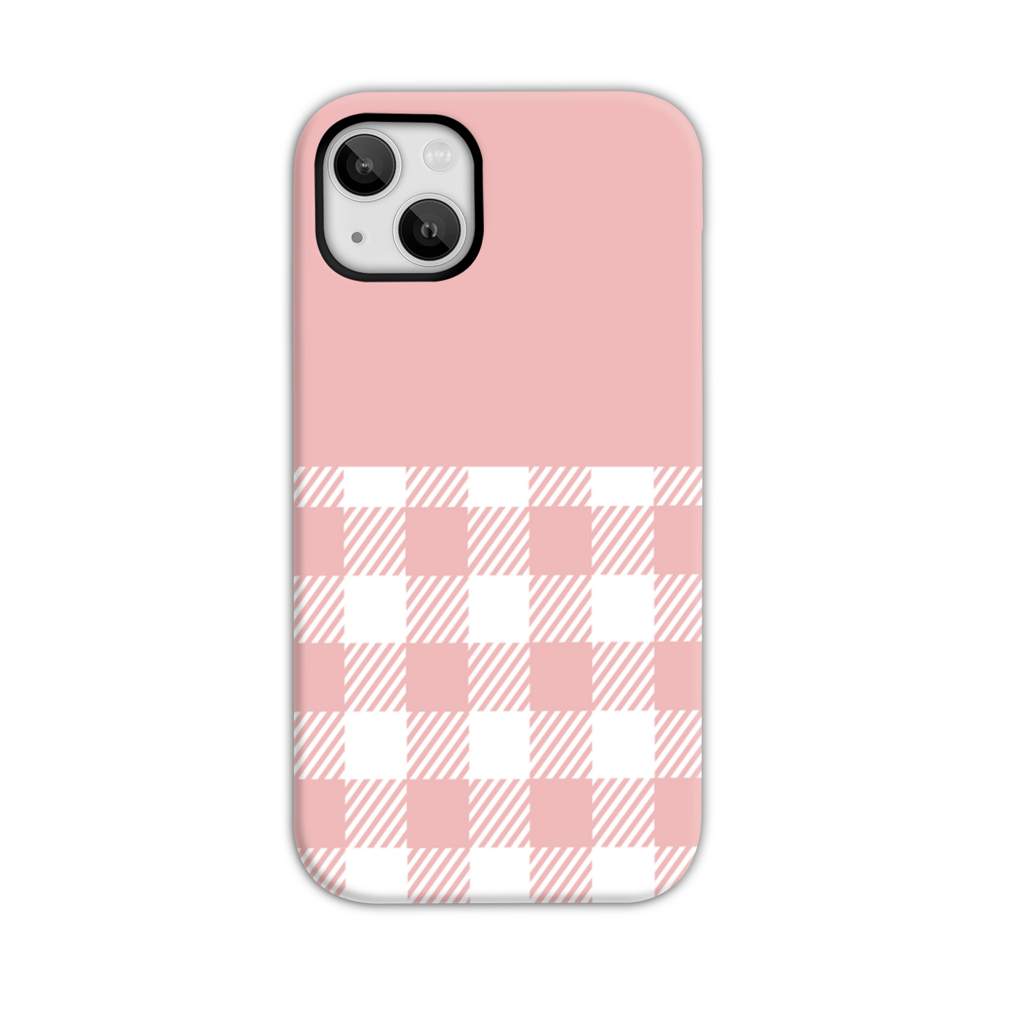 Pink Check Tough Phone Case