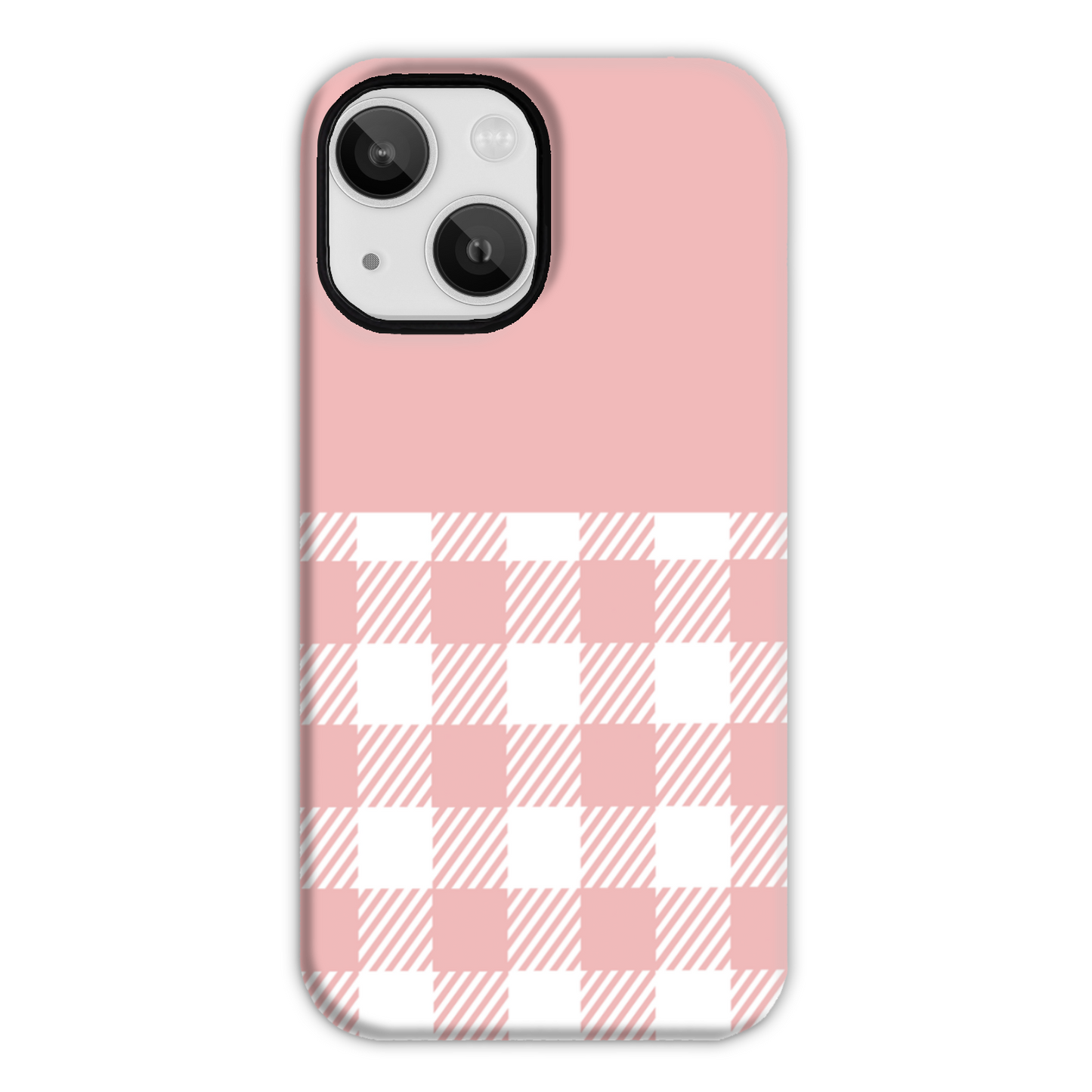 Pink Check Tough Phone Case