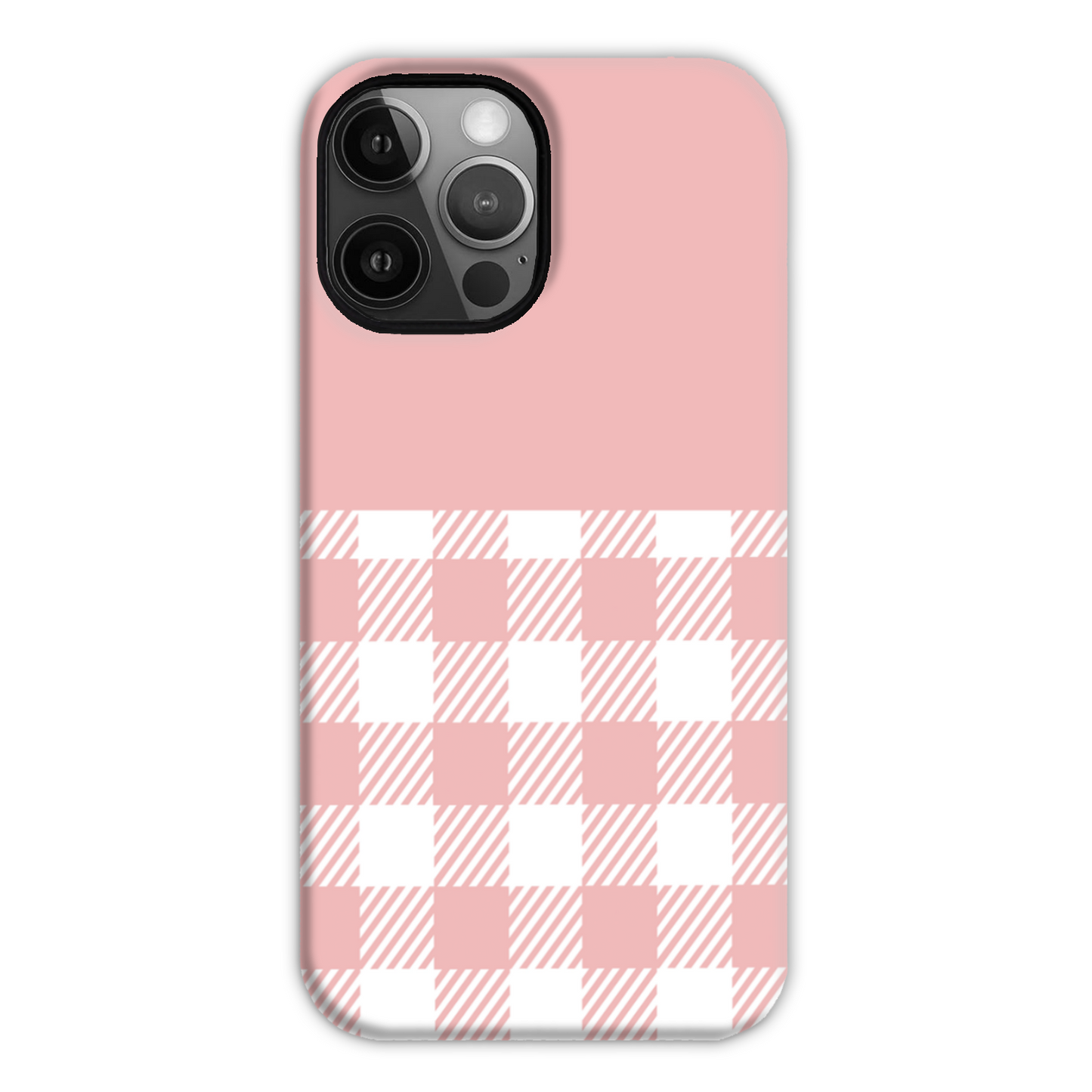Pink Check Tough Phone Case
