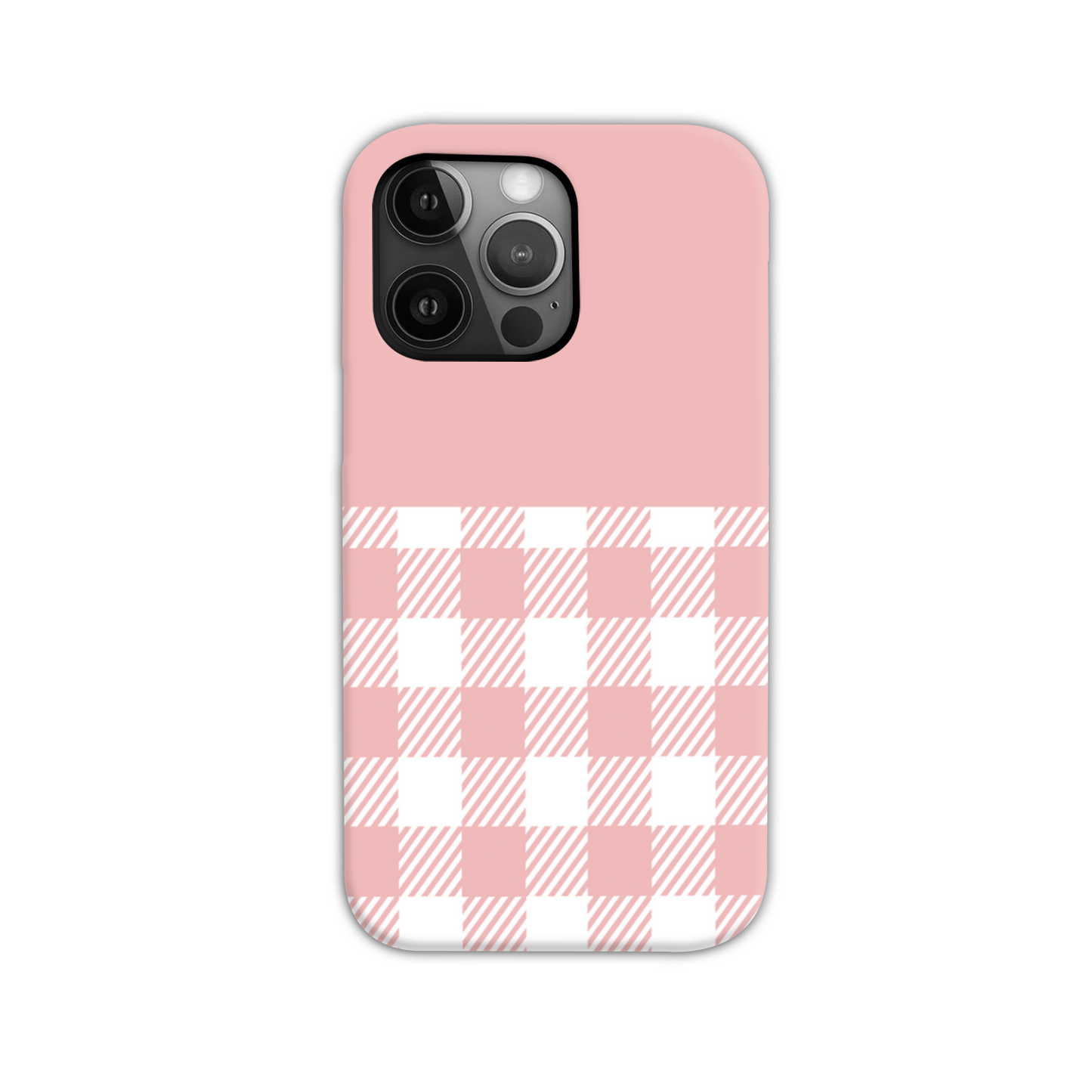 Pink Check Tough Phone Case