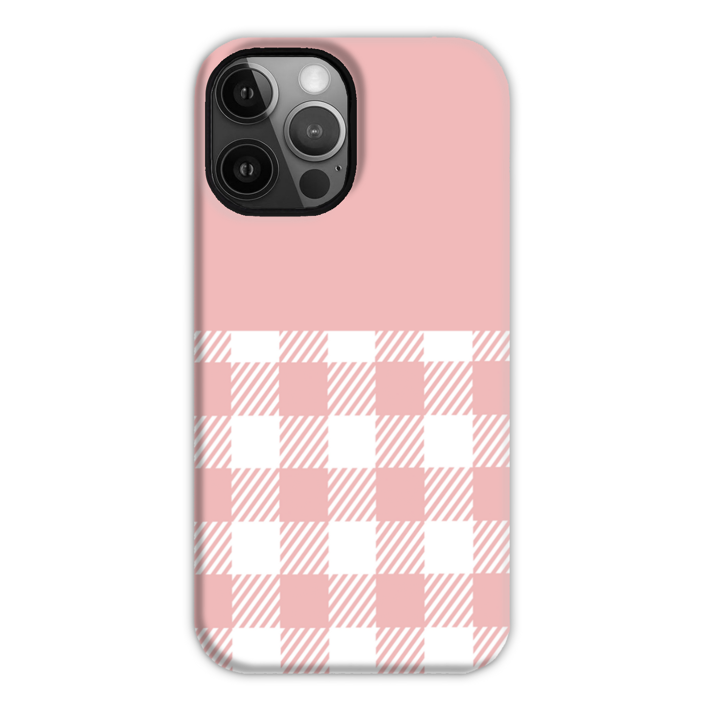 Pink Check Tough Phone Case