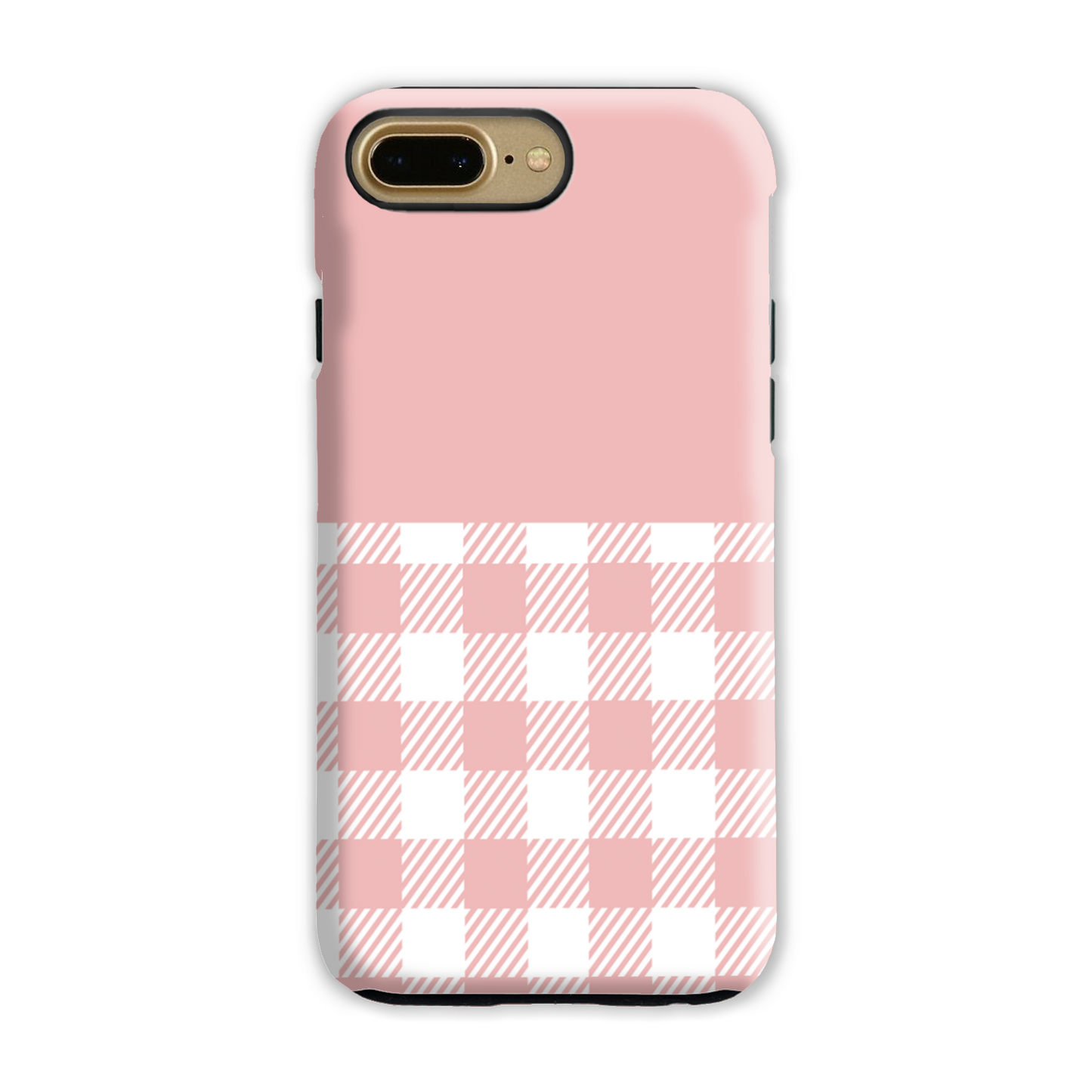 Pink Check Tough Phone Case