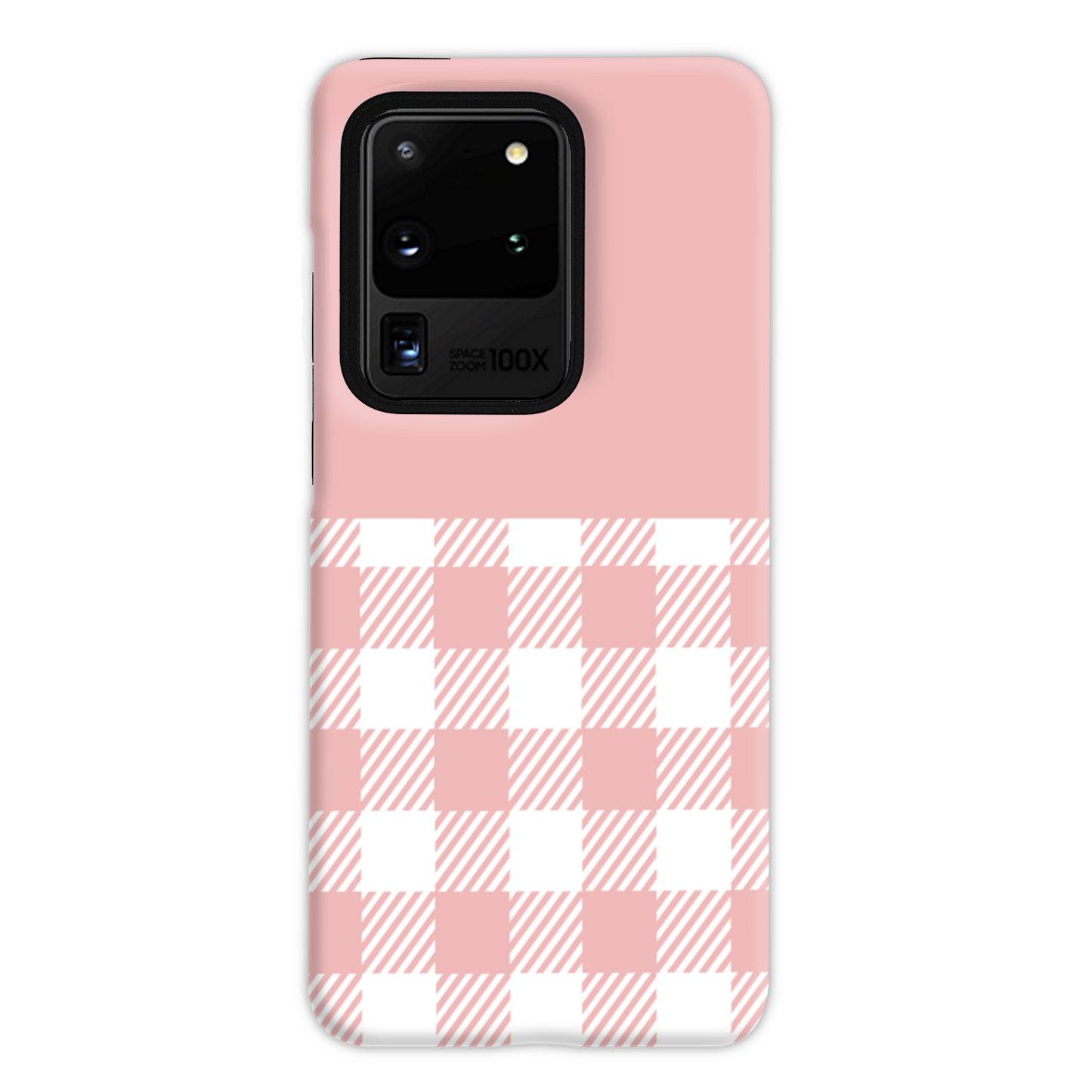 Pink Check Tough Phone Case