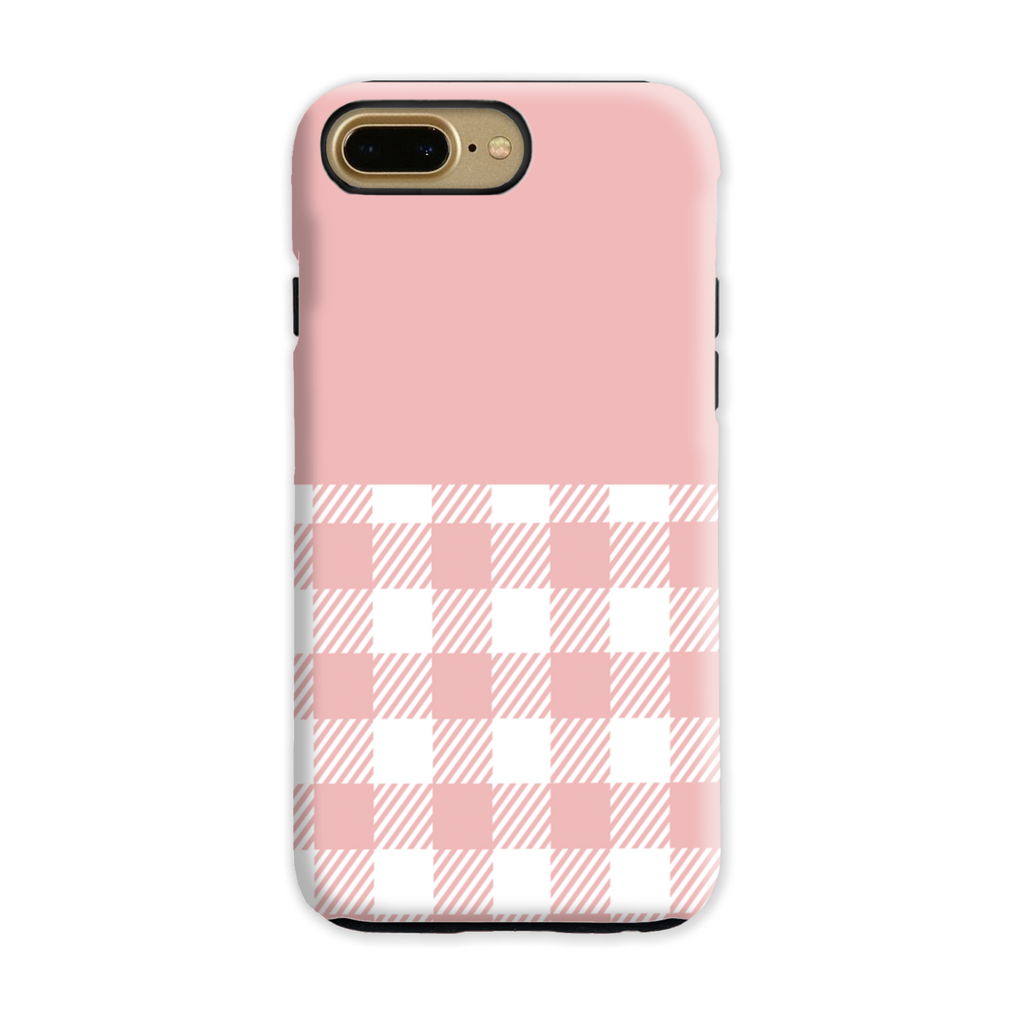 Pink Check Tough Phone Case