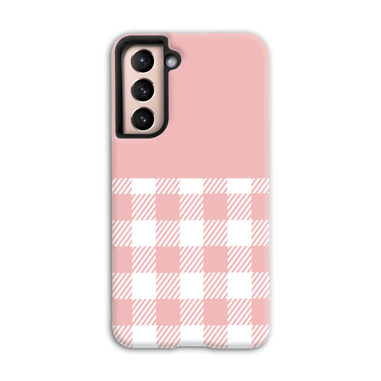 Pink Check Tough Phone Case