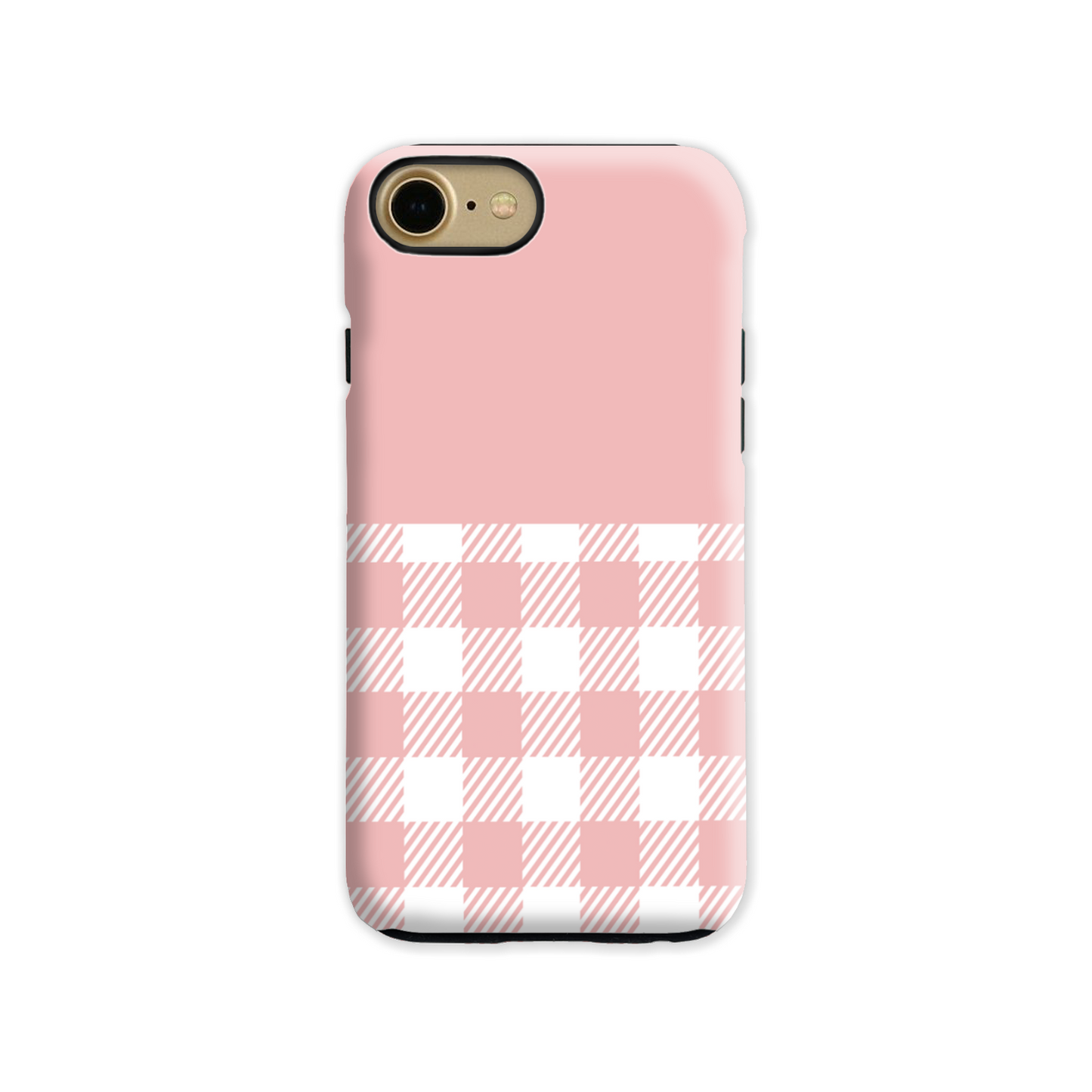 Pink Check Tough Phone Case