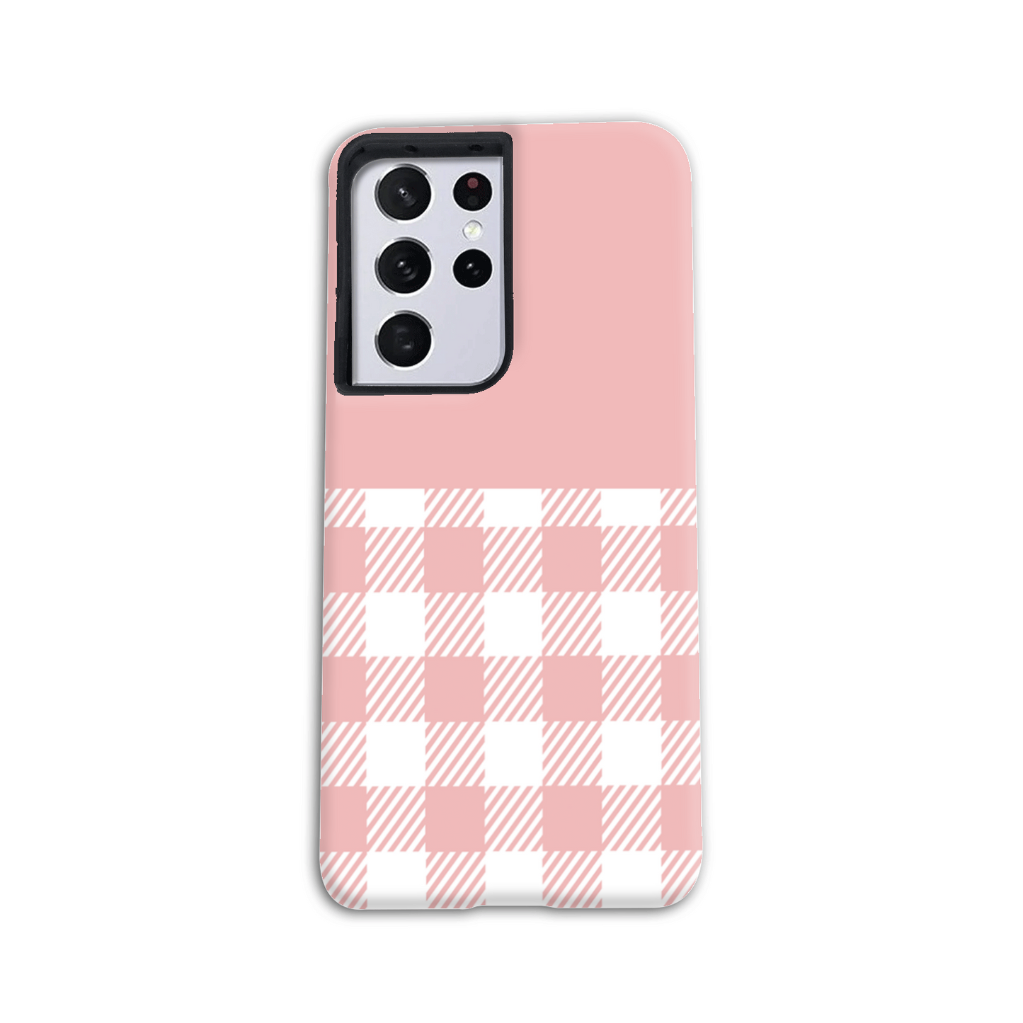 Pink Check Tough Phone Case