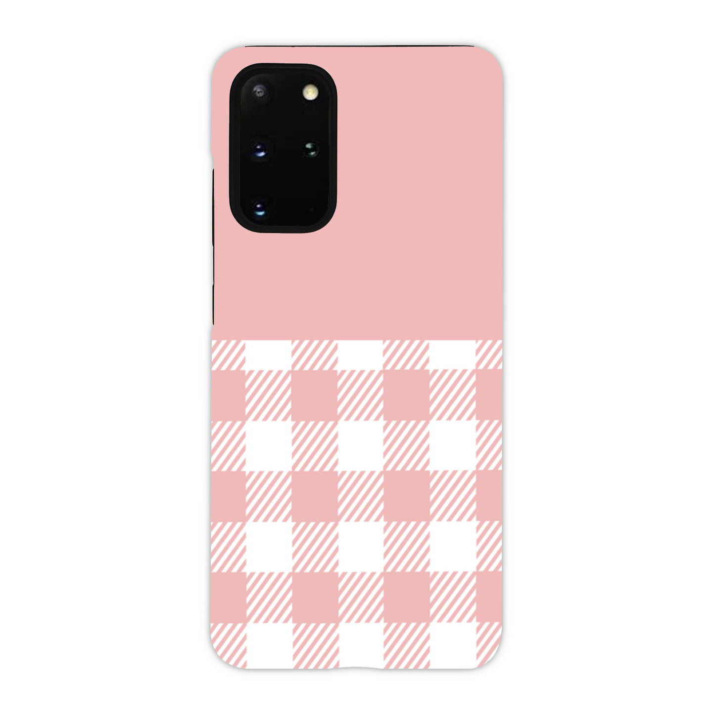 Pink Check Tough Phone Case