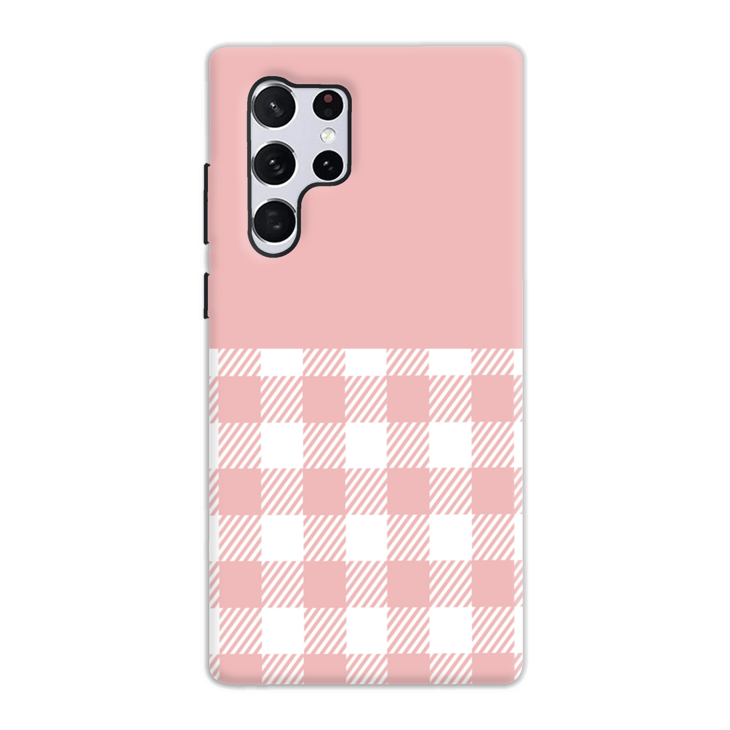 Pink Check Tough Phone Case