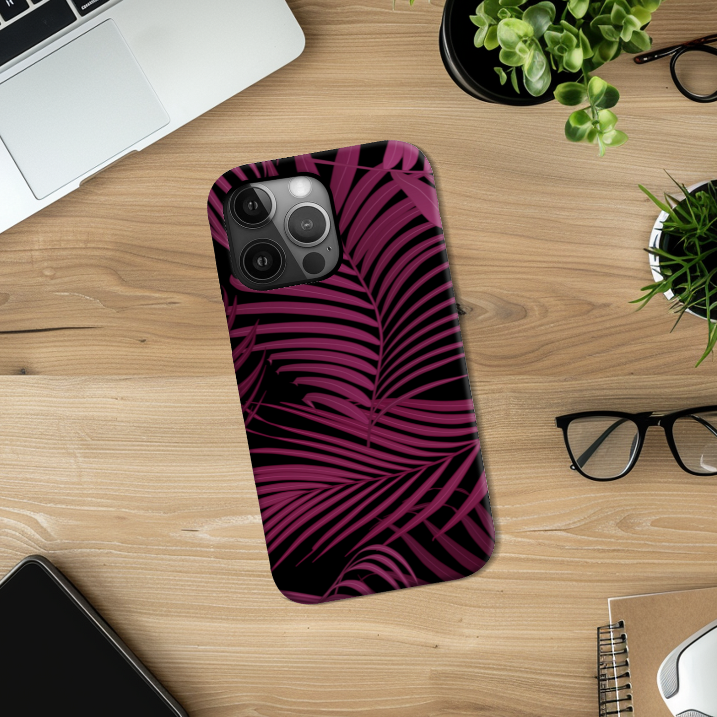 Pink Palm Tough Phone Case