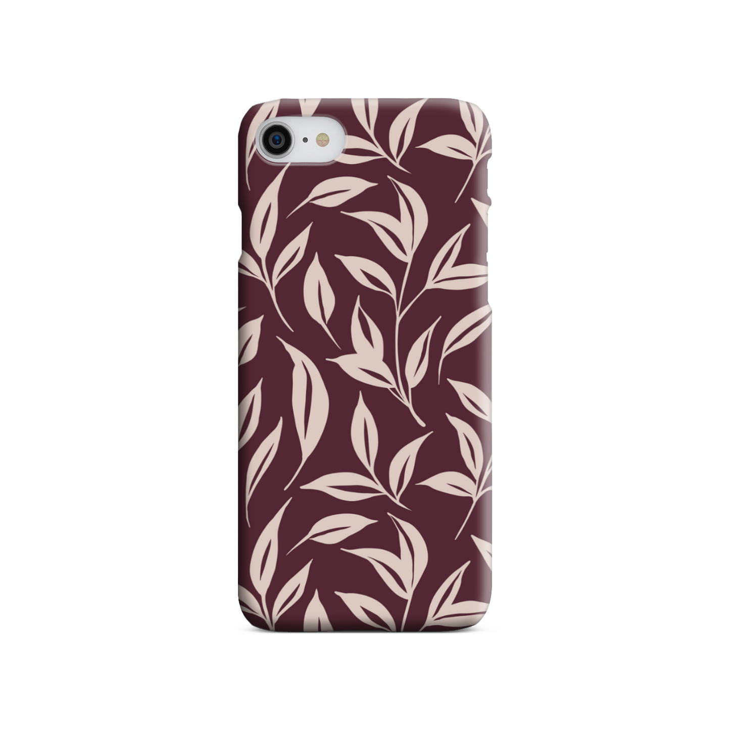 Burgundy Leaf Tough Phone Case