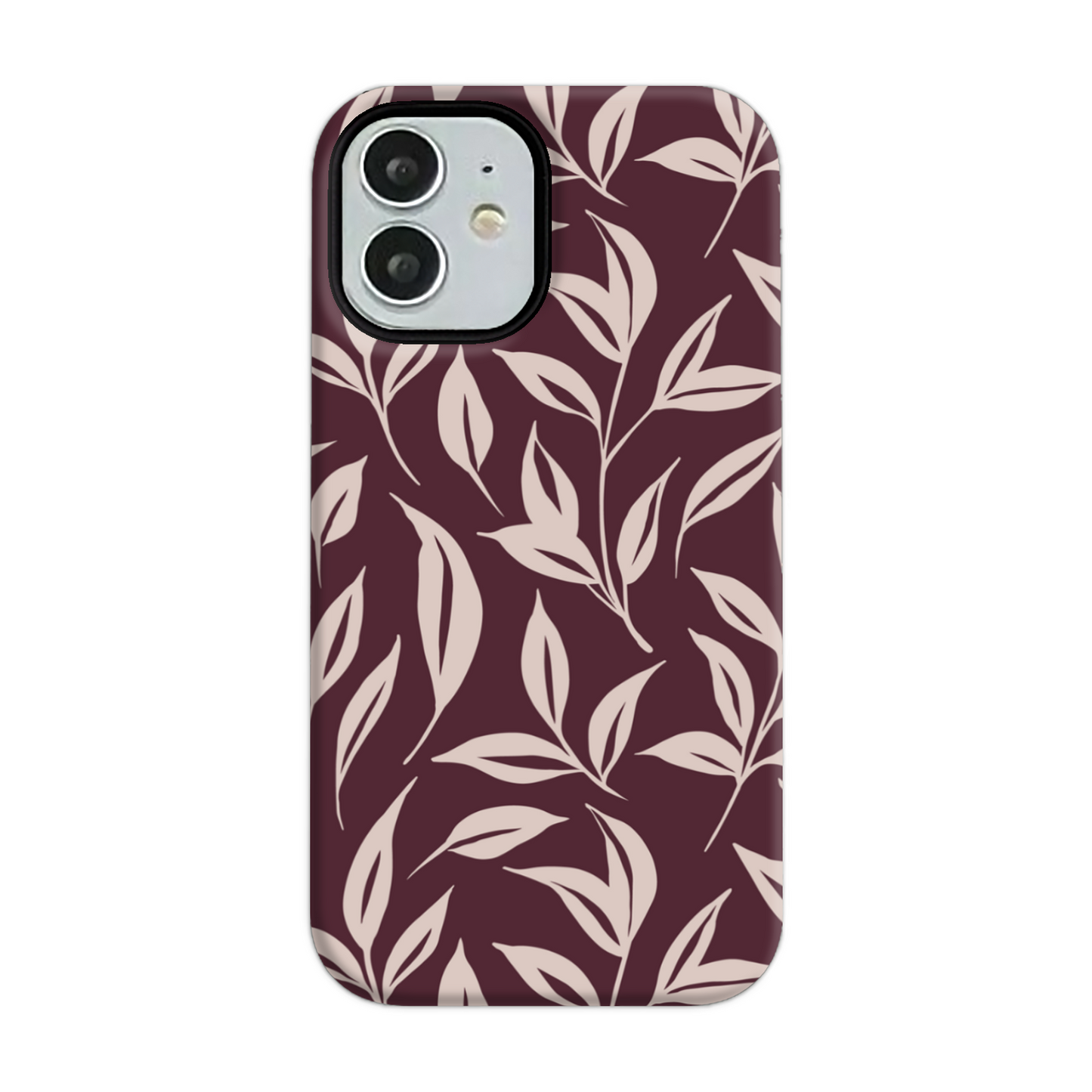 Burgundy Leaf Tough Phone Case
