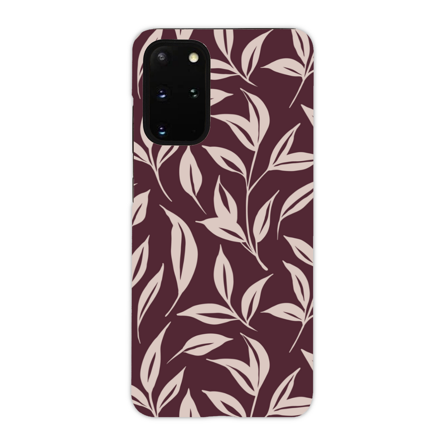 Burgundy Leaf Tough Phone Case