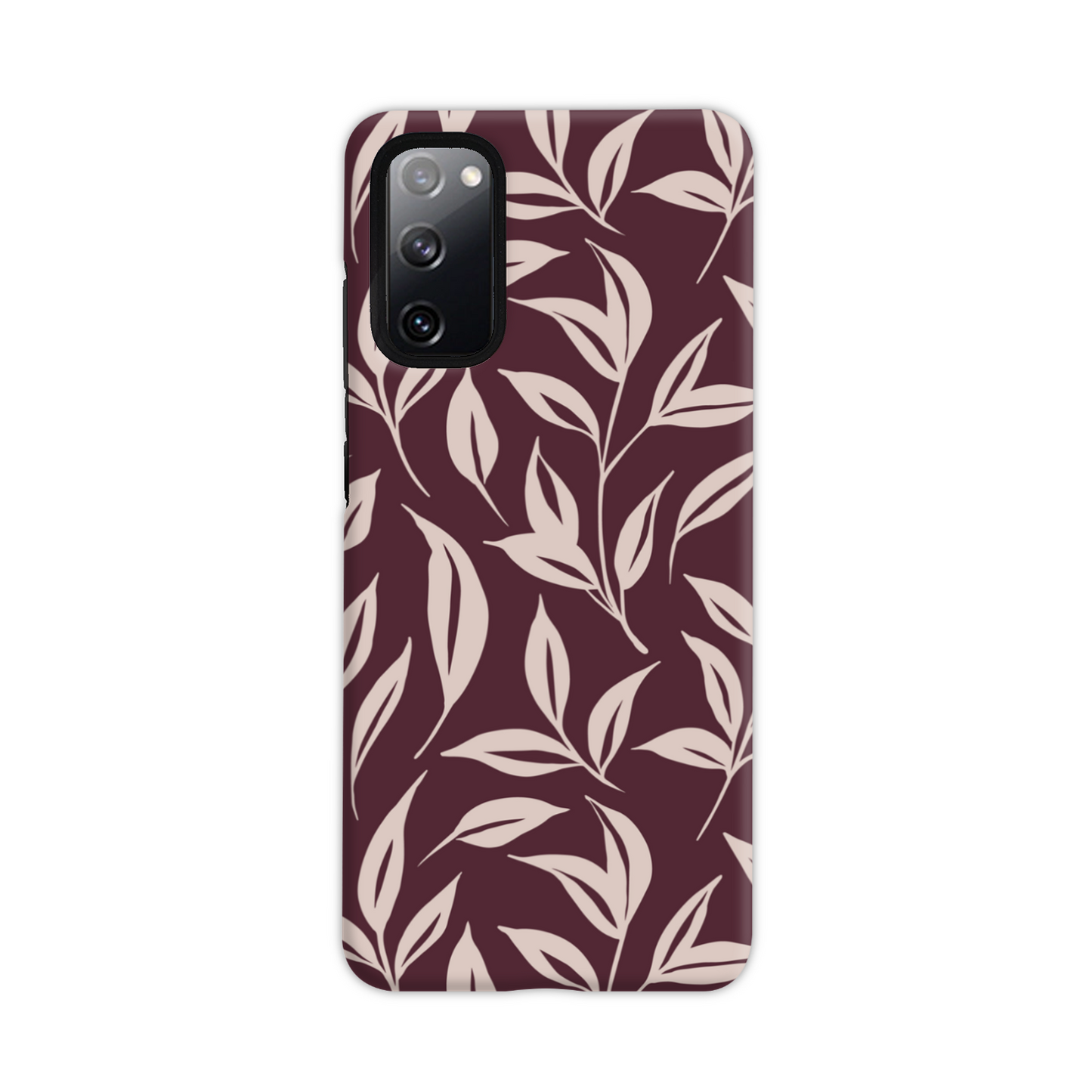 Burgundy Leaf Tough Phone Case