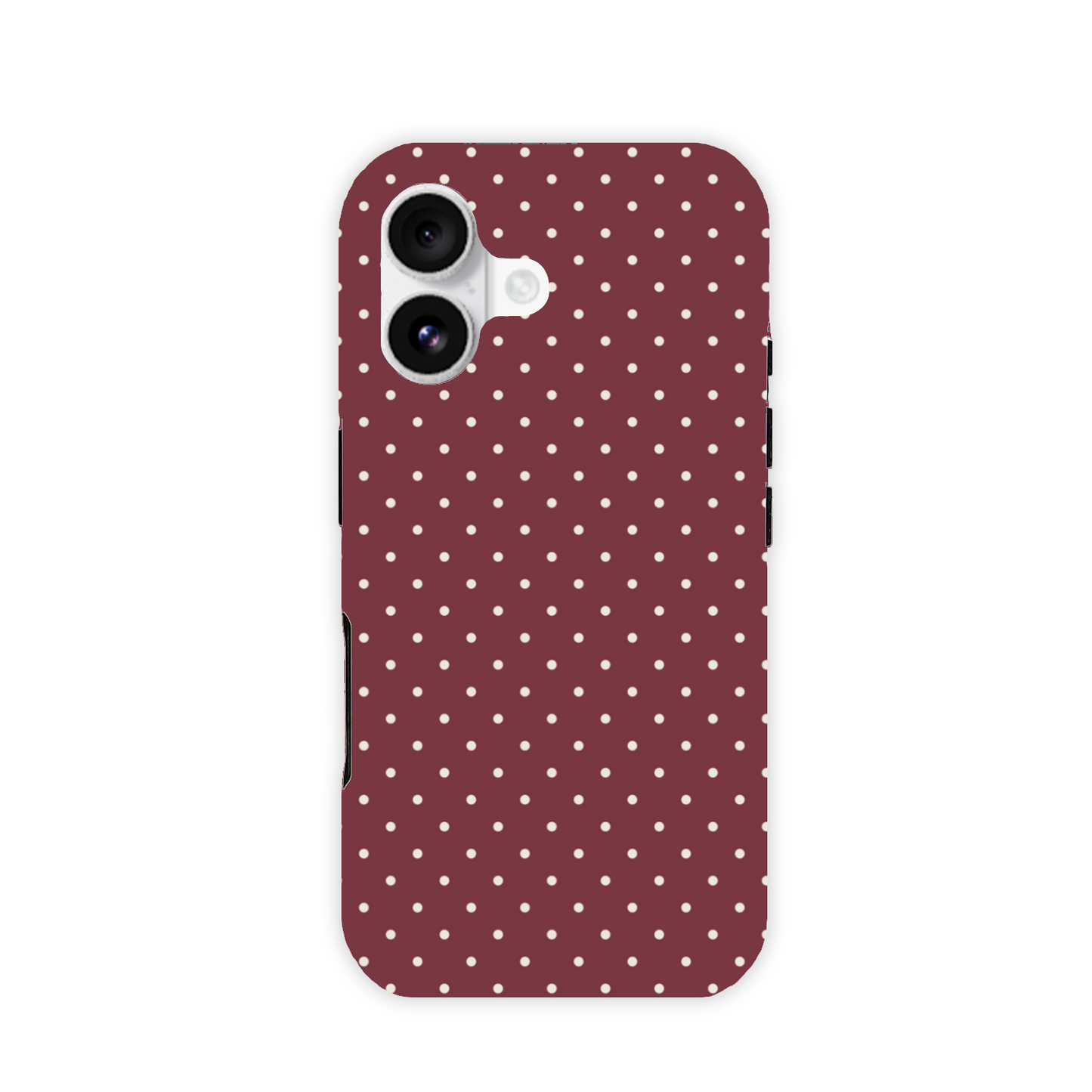 Burgundy Spot Tough Phone Case