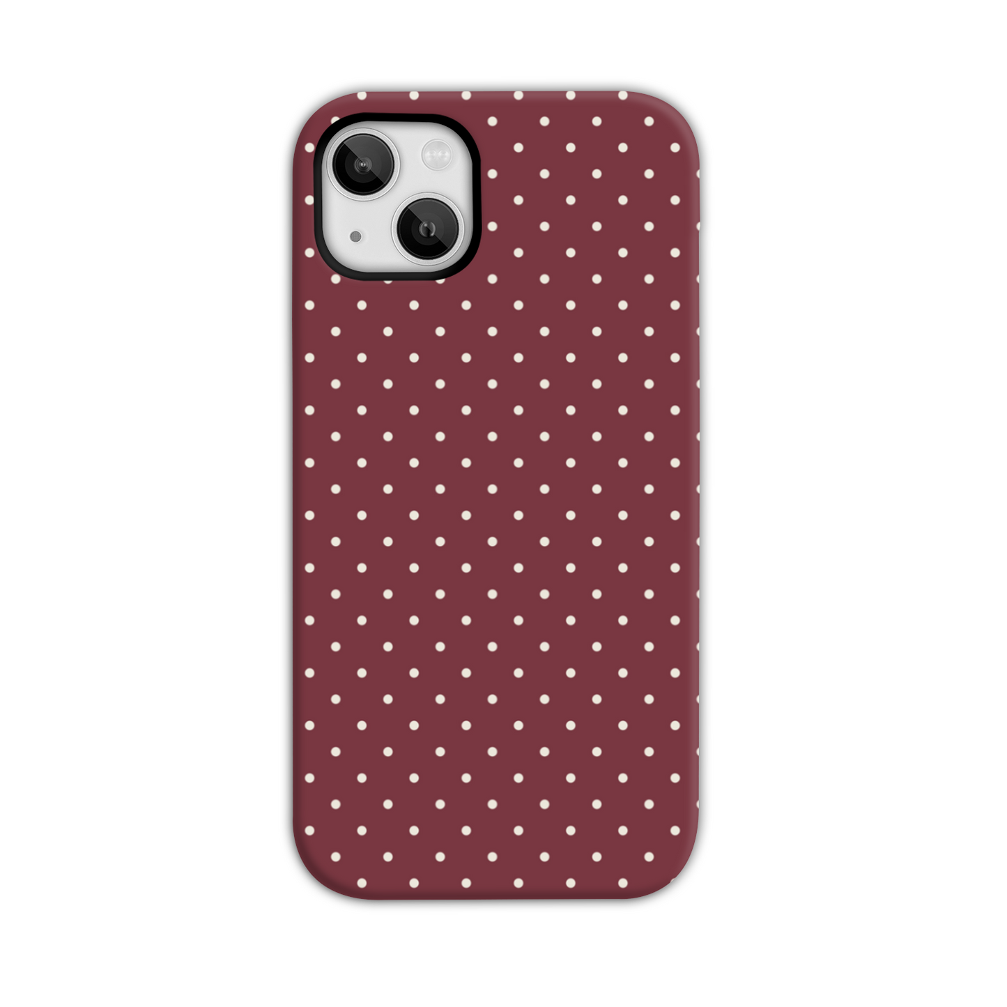 Burgundy Spot Tough Phone Case