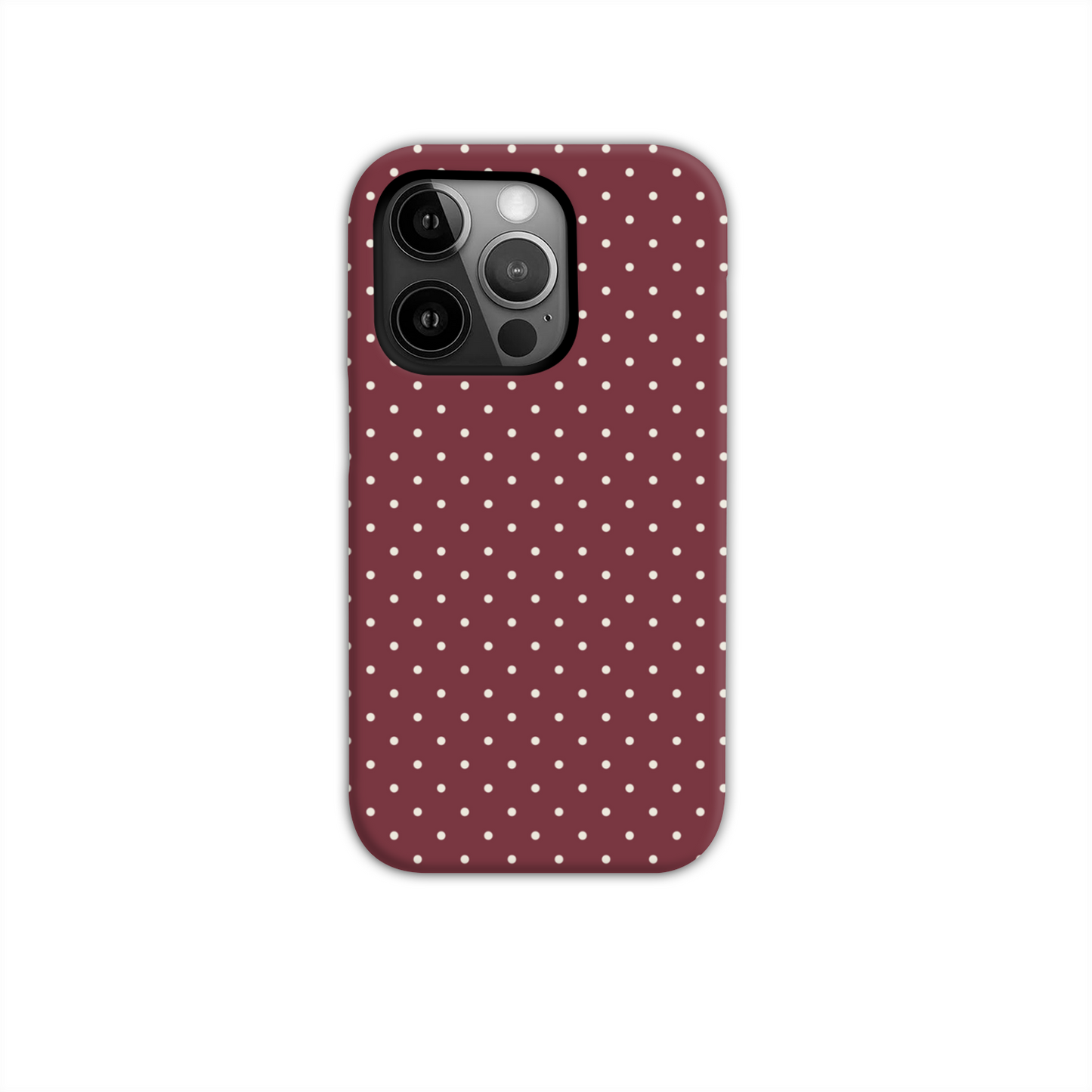 Burgundy Spot Tough Phone Case