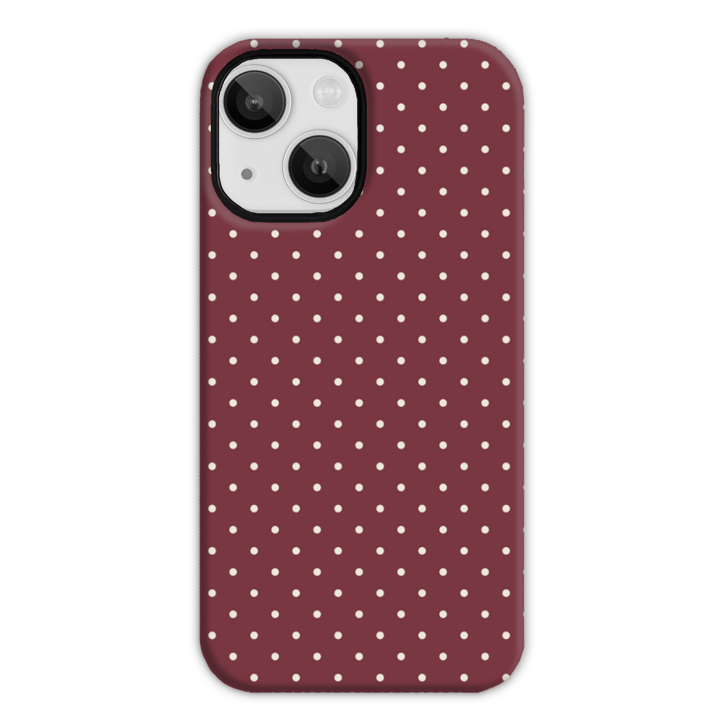 Burgundy Spot Tough Phone Case