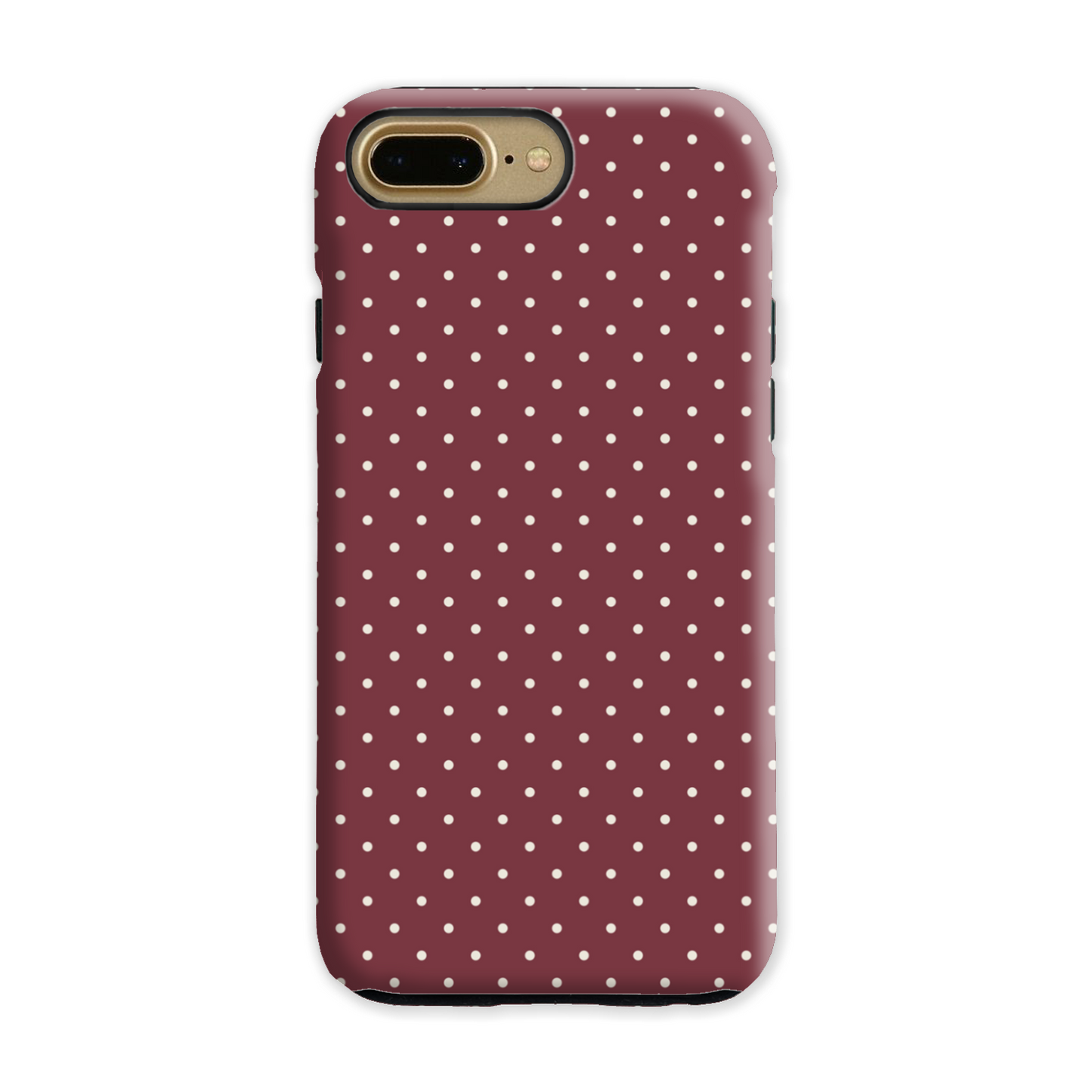 Burgundy Spot Tough Phone Case