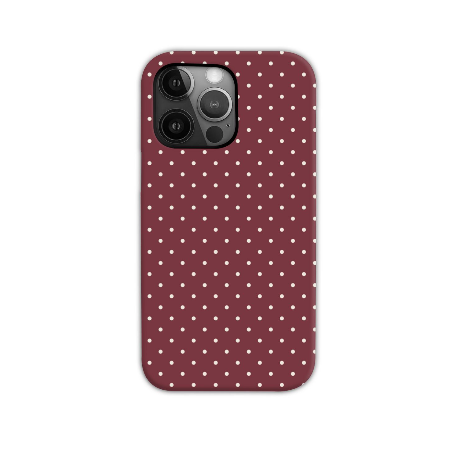 Burgundy Spot Tough Phone Case