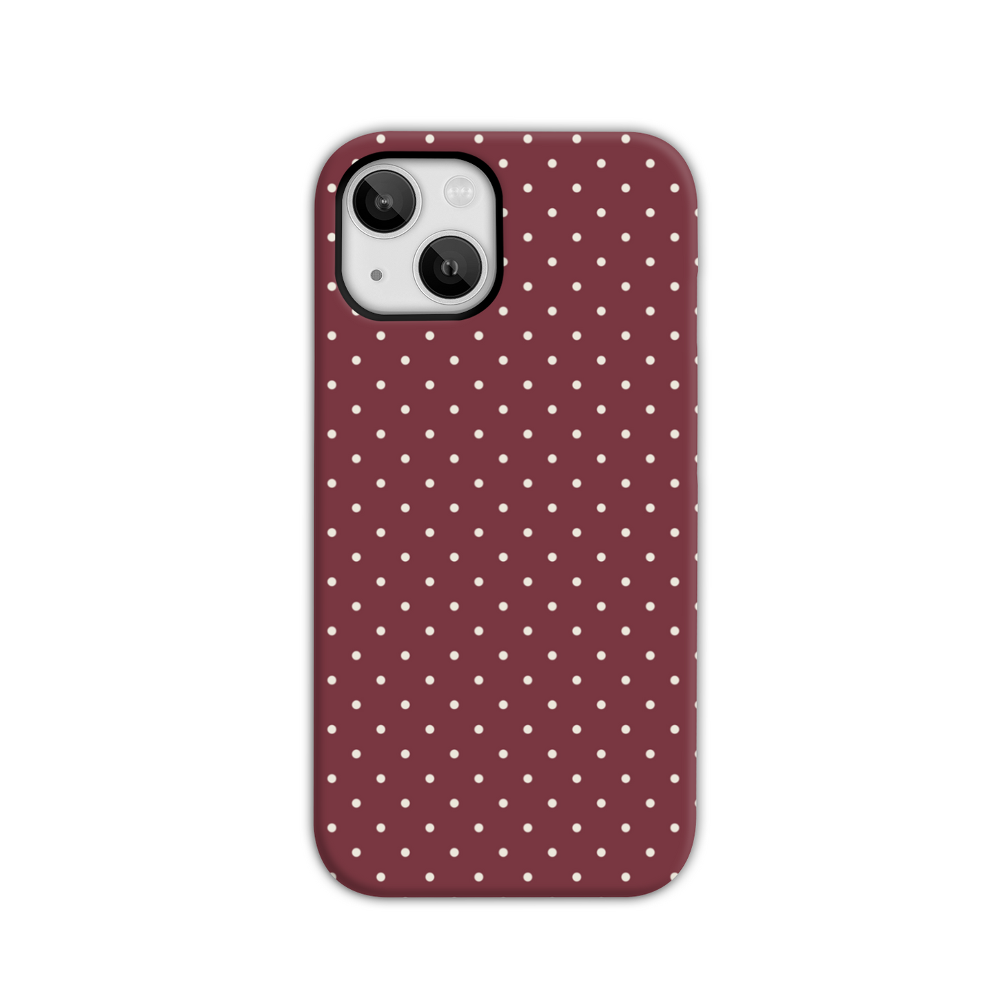 Burgundy Spot Tough Phone Case