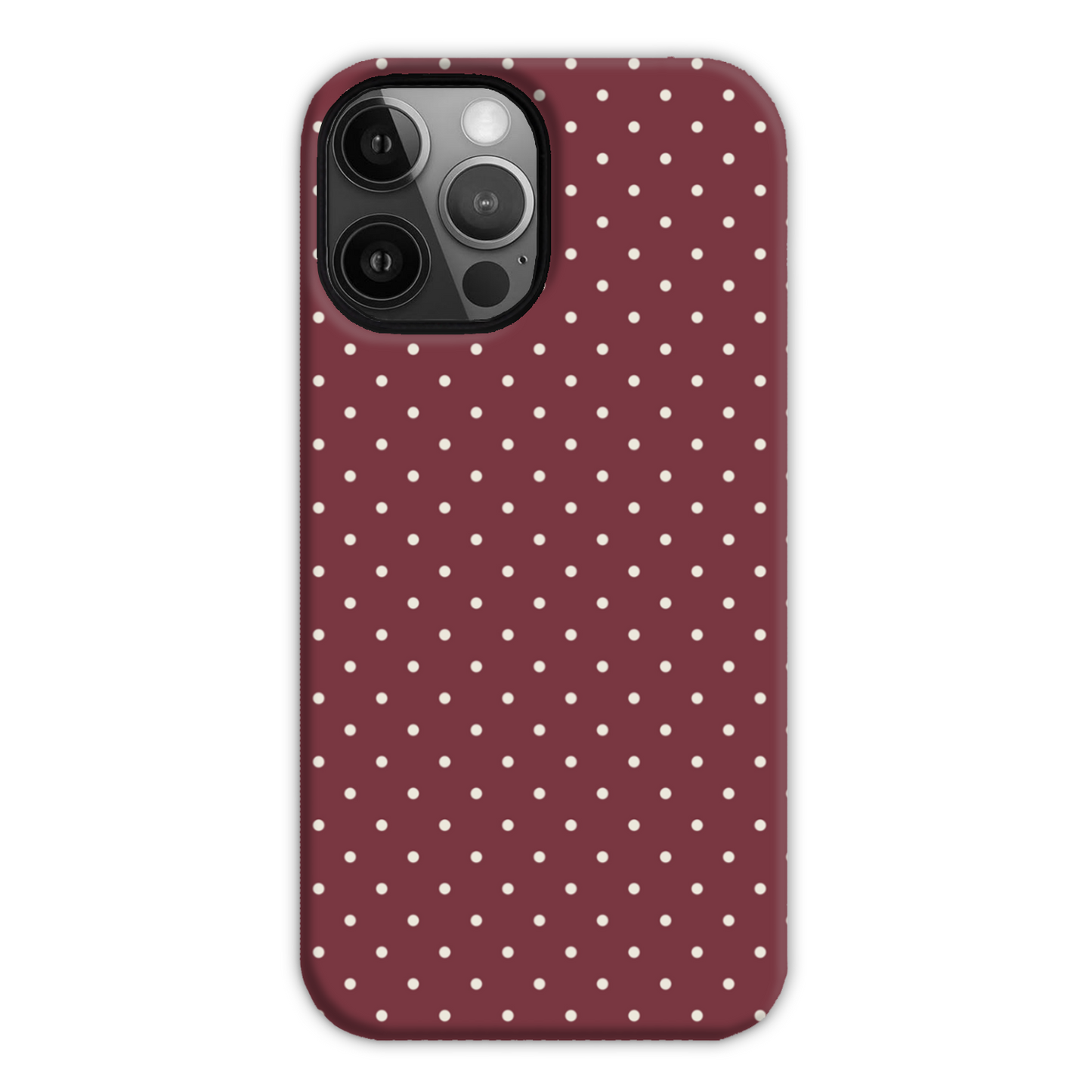 Burgundy Spot Tough Phone Case