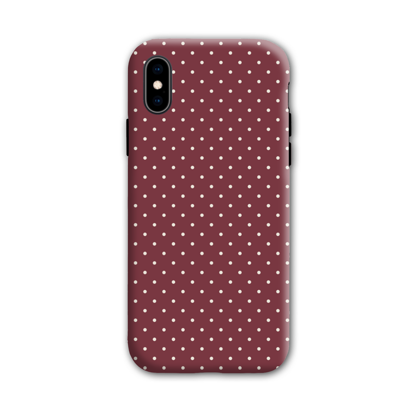 Burgundy Spot Tough Phone Case