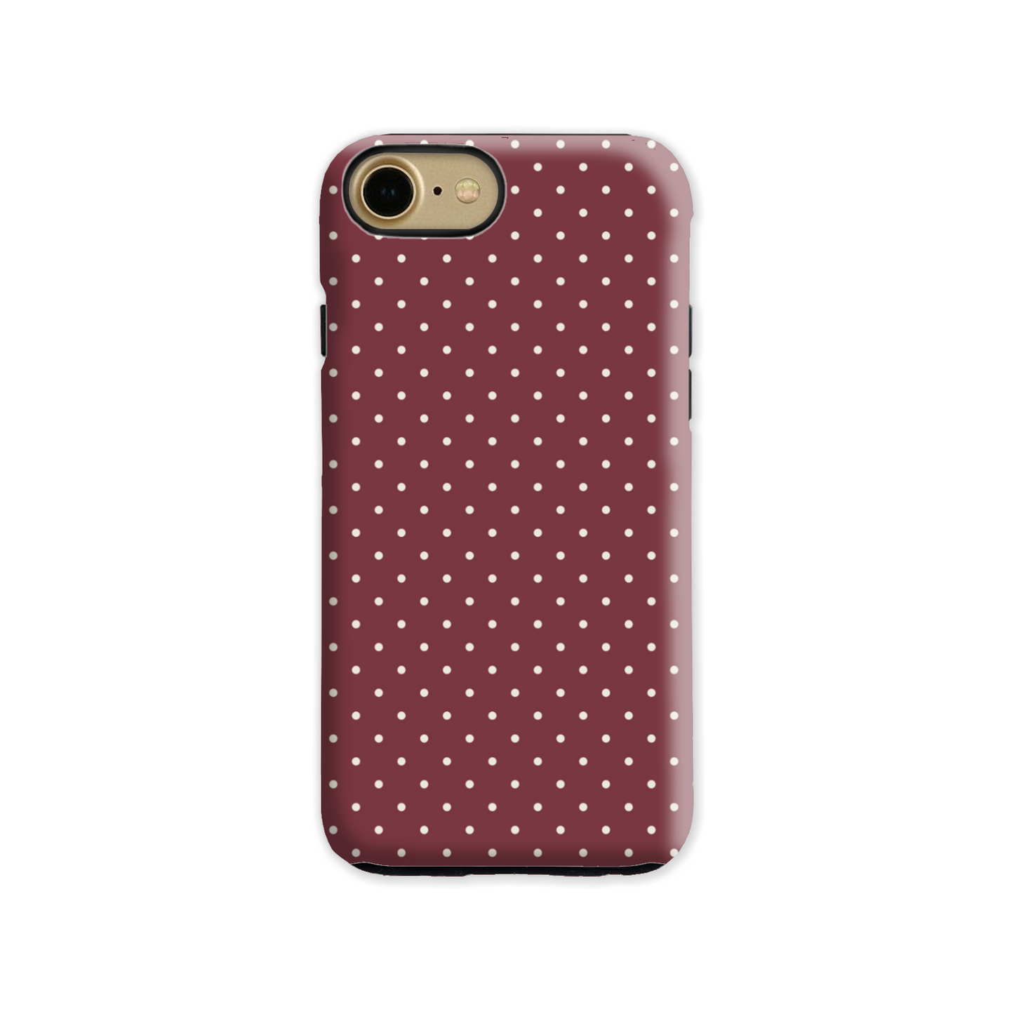 Burgundy Spot Tough Phone Case