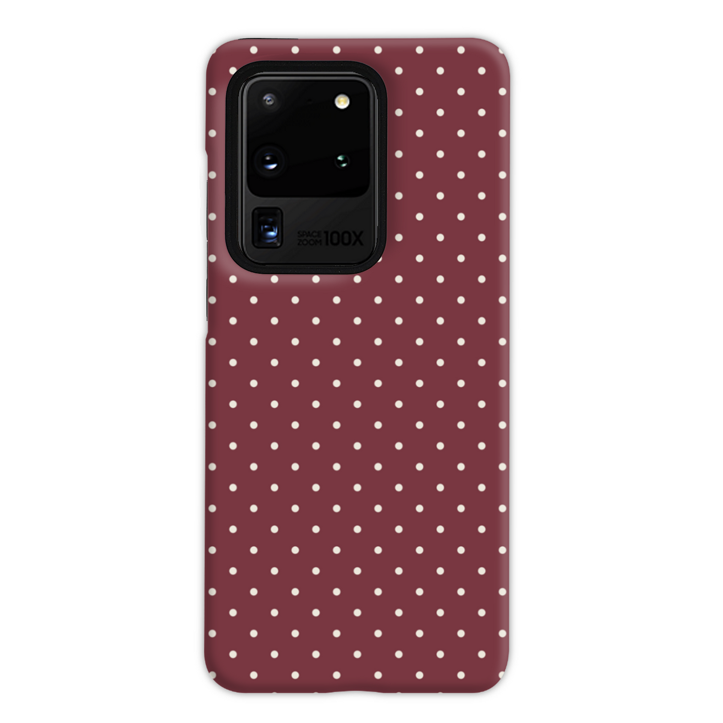 Burgundy Spot Tough Phone Case
